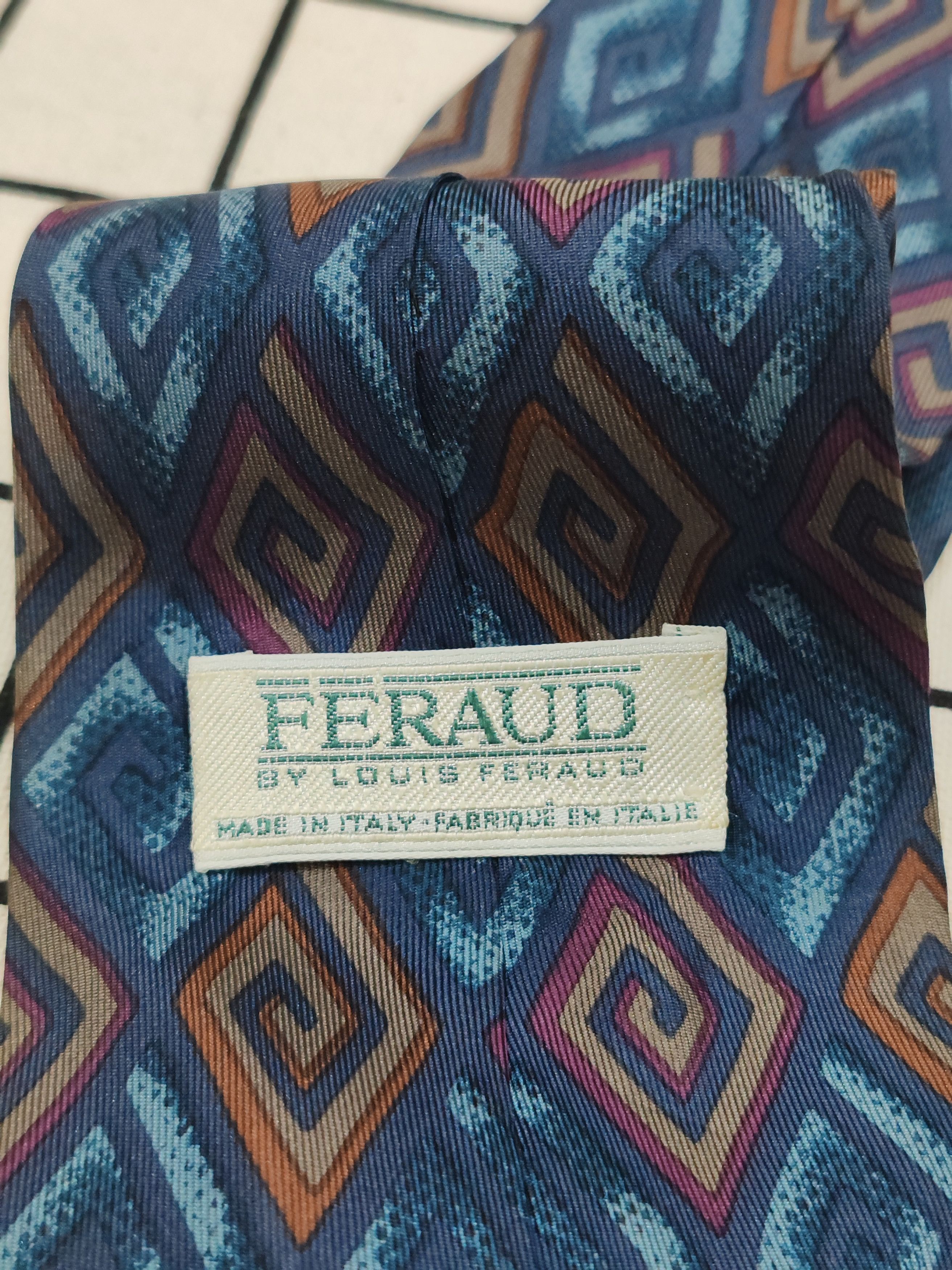 Louis Feraud FERAUD by Louis Feraud Necktie Classic Fabrique in Italie Size ONE SIZE - 9 Thumbnail
