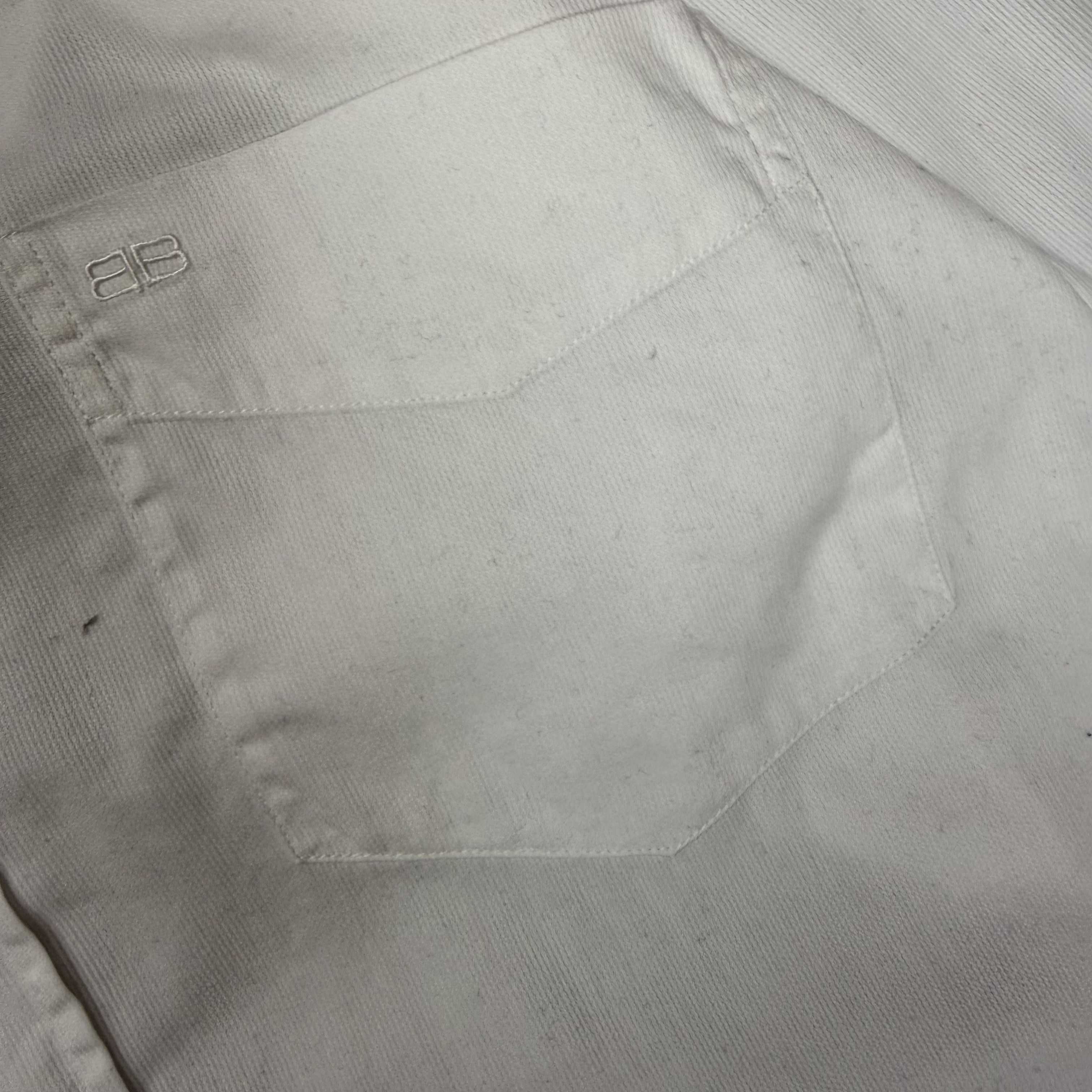 Balenciaga Balenciaga White Button Up Shirt Size US M / EU 48-50 / 2 - 2 Thumbnail