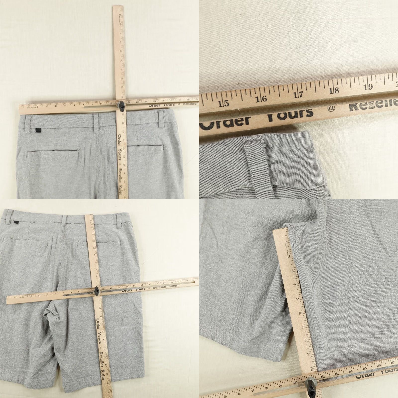 Lululemon LULULEMON Mens Shorts 34 Gray Relaxed Fit Chino 11" Lightweight Casual Outdoor Size US 34 / EU 50 - 8 Thumbnail