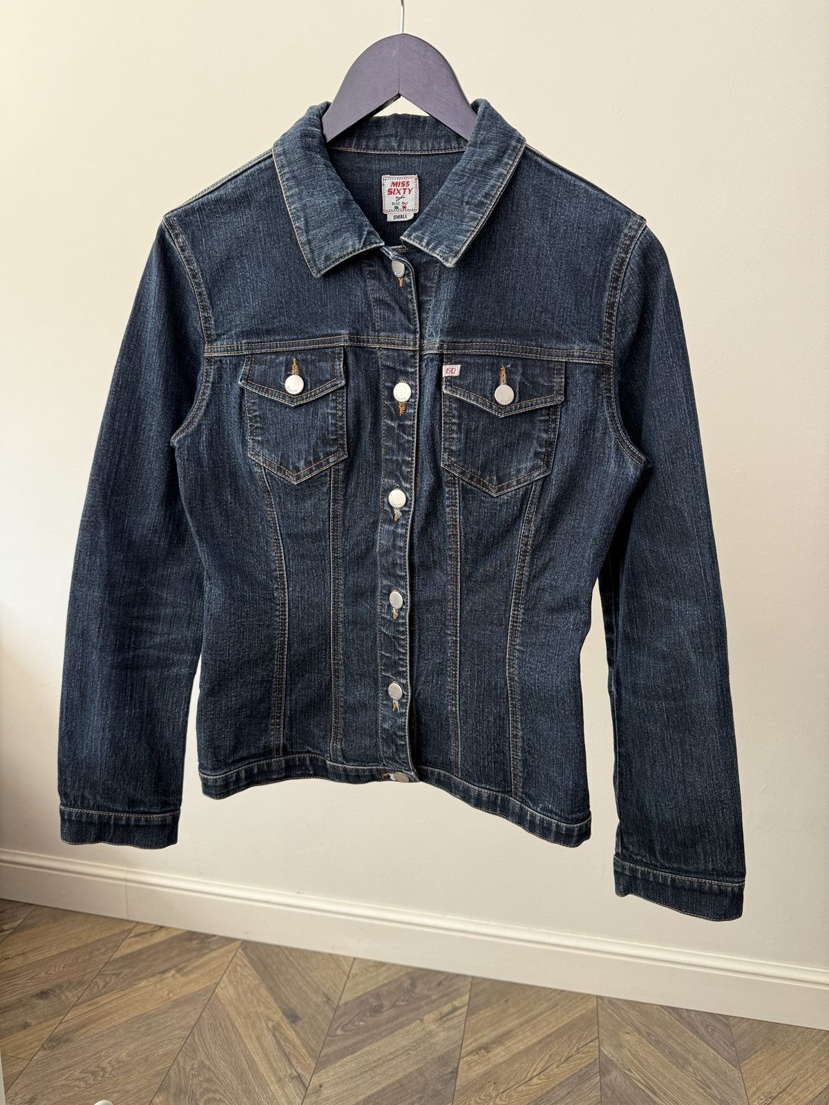 Miss Sixty MISS SIXTY Italy VTG 90s Cotton Denim Slim Fit Jacket Size S / US 4 / IT 40 - 2 Thumbnail