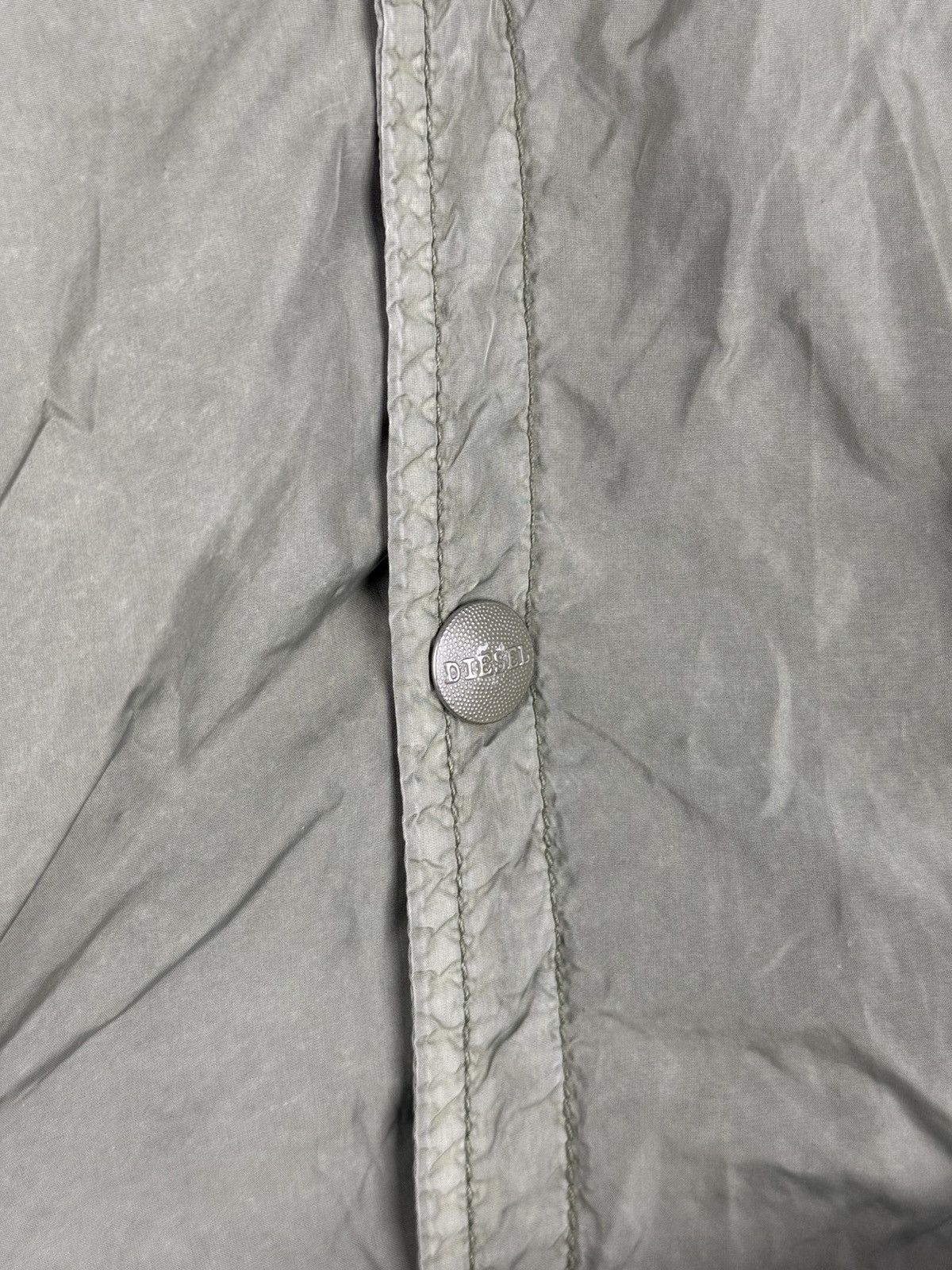Diesel × Vintage Diesel Vintage Y2K Ladies Nylon Fishtail Hooded Parka Jacket Size M / US 6-8 / IT 42-44 - 8 Thumbnail