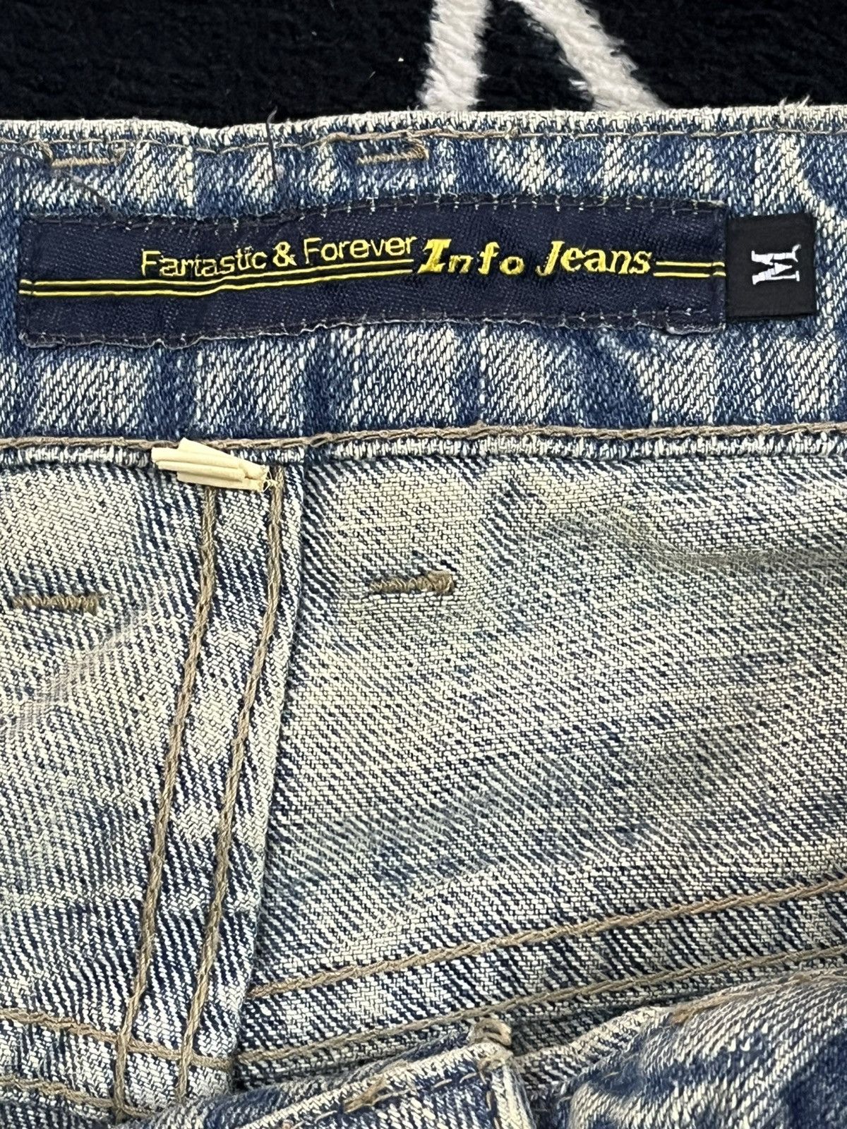 Japanese Brand Vintage Mystic Jeans Mudwash Distressed Denim Size US 30 / EU 46 - 9 Thumbnail