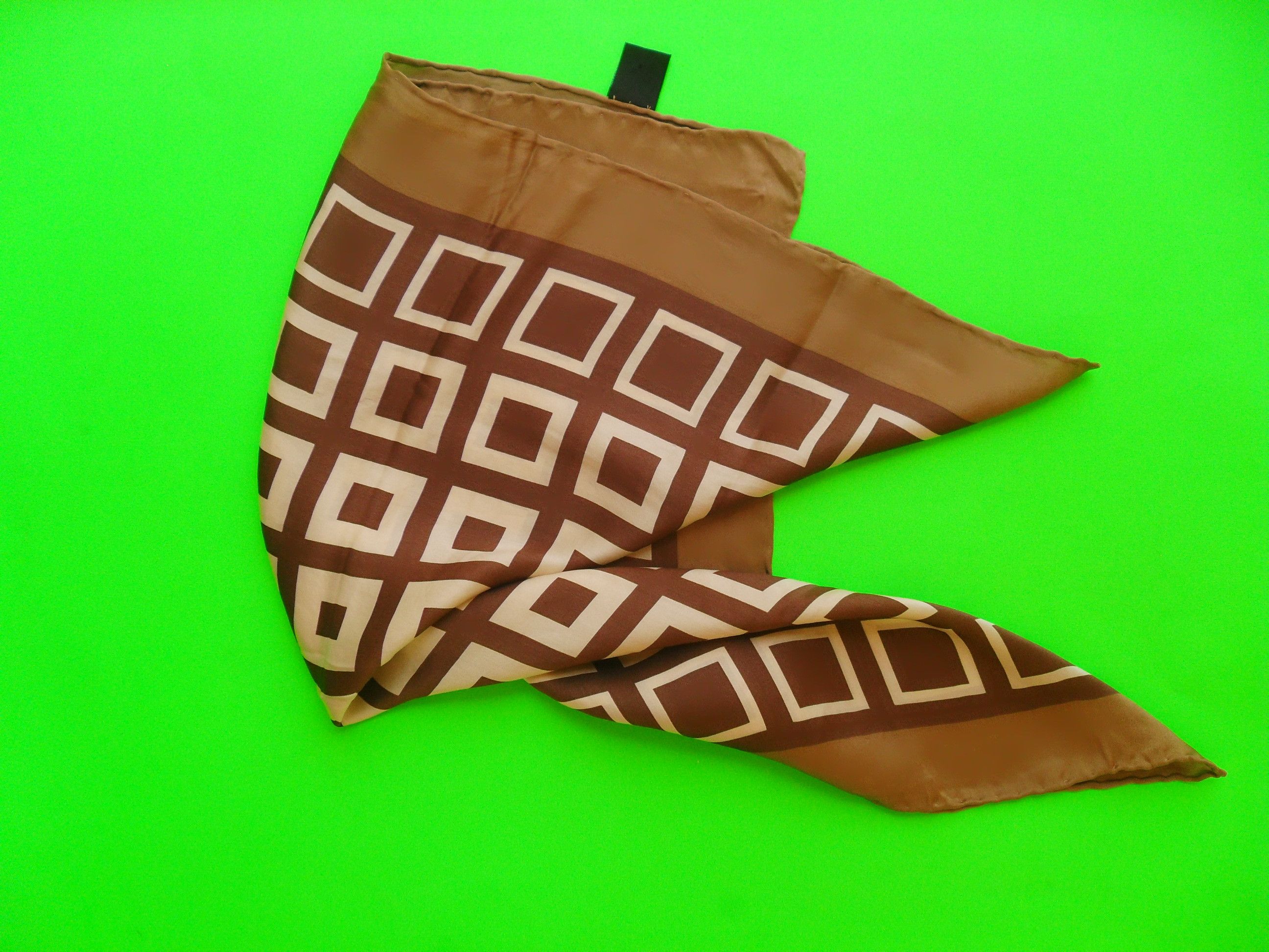 Other Very soft 100% silk travel square scarf. Size ONE SIZE - 4 Thumbnail
