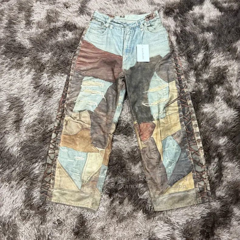 Acne Studios Acne Studios Trompe L'oeil Splatter-Painted Baggy Printed Size US 28 / EU 44 - 1 Thumbnail