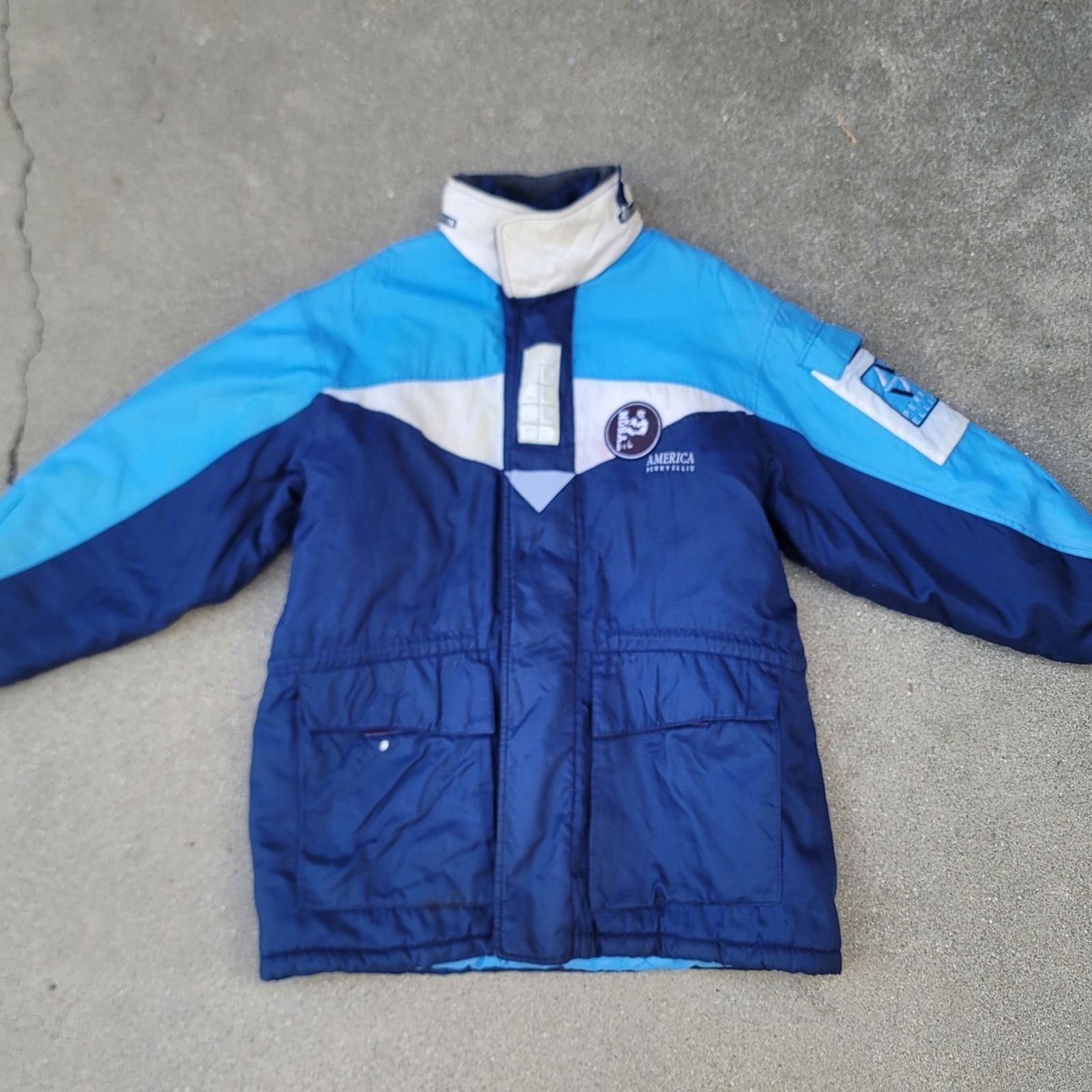Perry Ellis Vtg Perry Ellis America Winter Jacket Size US L / EU 52-54 / 3 - 2 Thumbnail