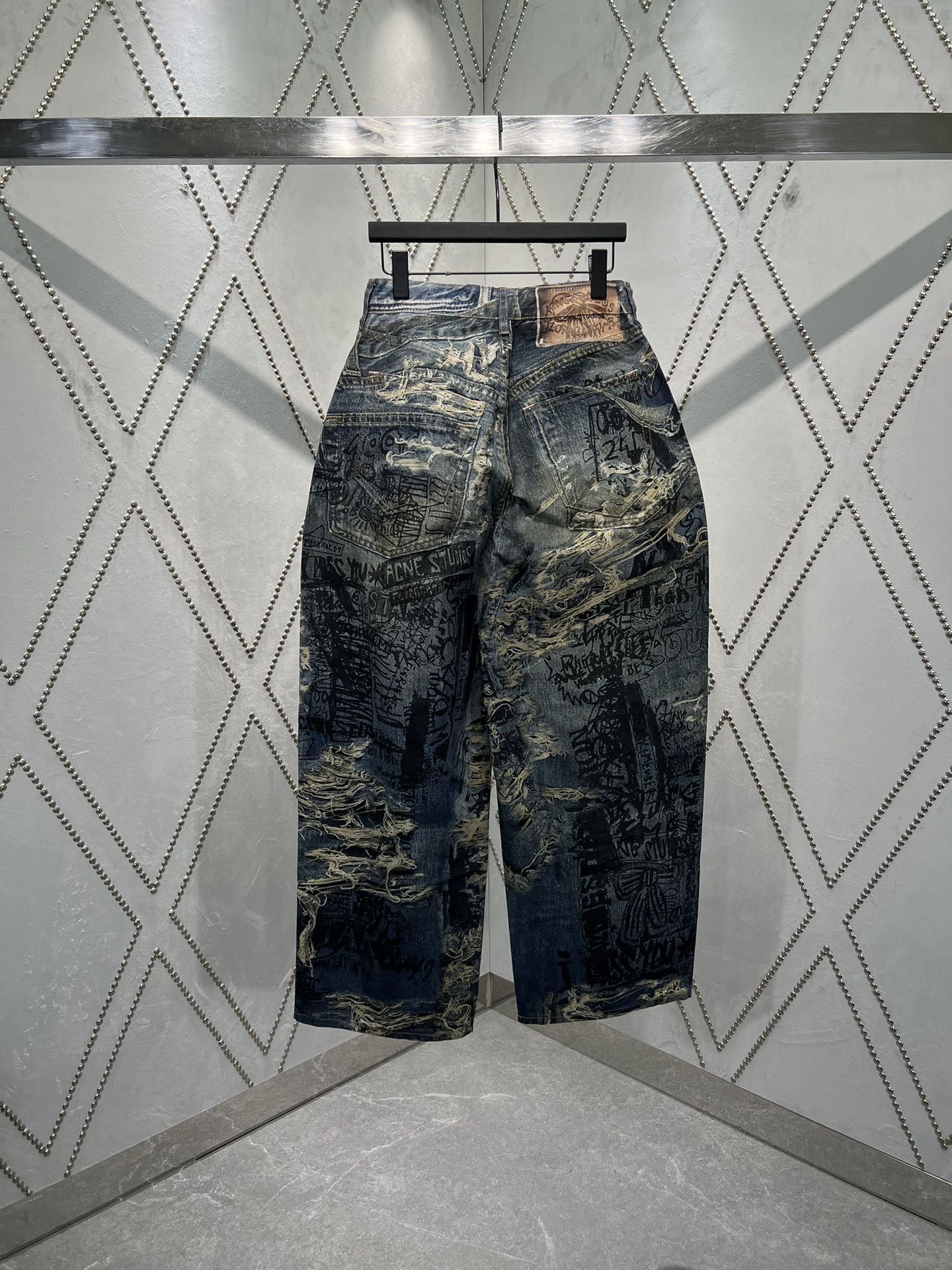Dolce & Gabbana × Vintage Dolce&Gabbana Low Rise Y2K Dirty Distressed Vintage Jeans Size US 36 / EU 52 - 3 Thumbnail
