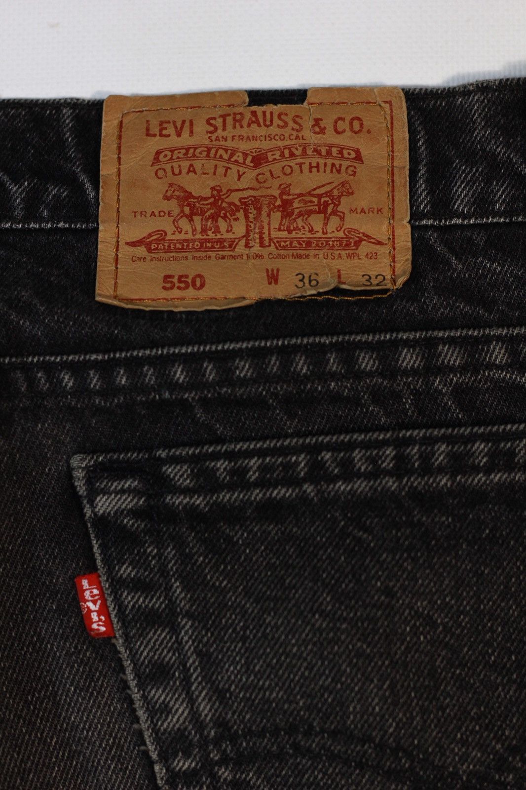 Levi's Vintage Clothing Vintage 1993 Levi’s 550 Denim Pants Made in the USA Size US 36 / EU 52 - 4 Thumbnail