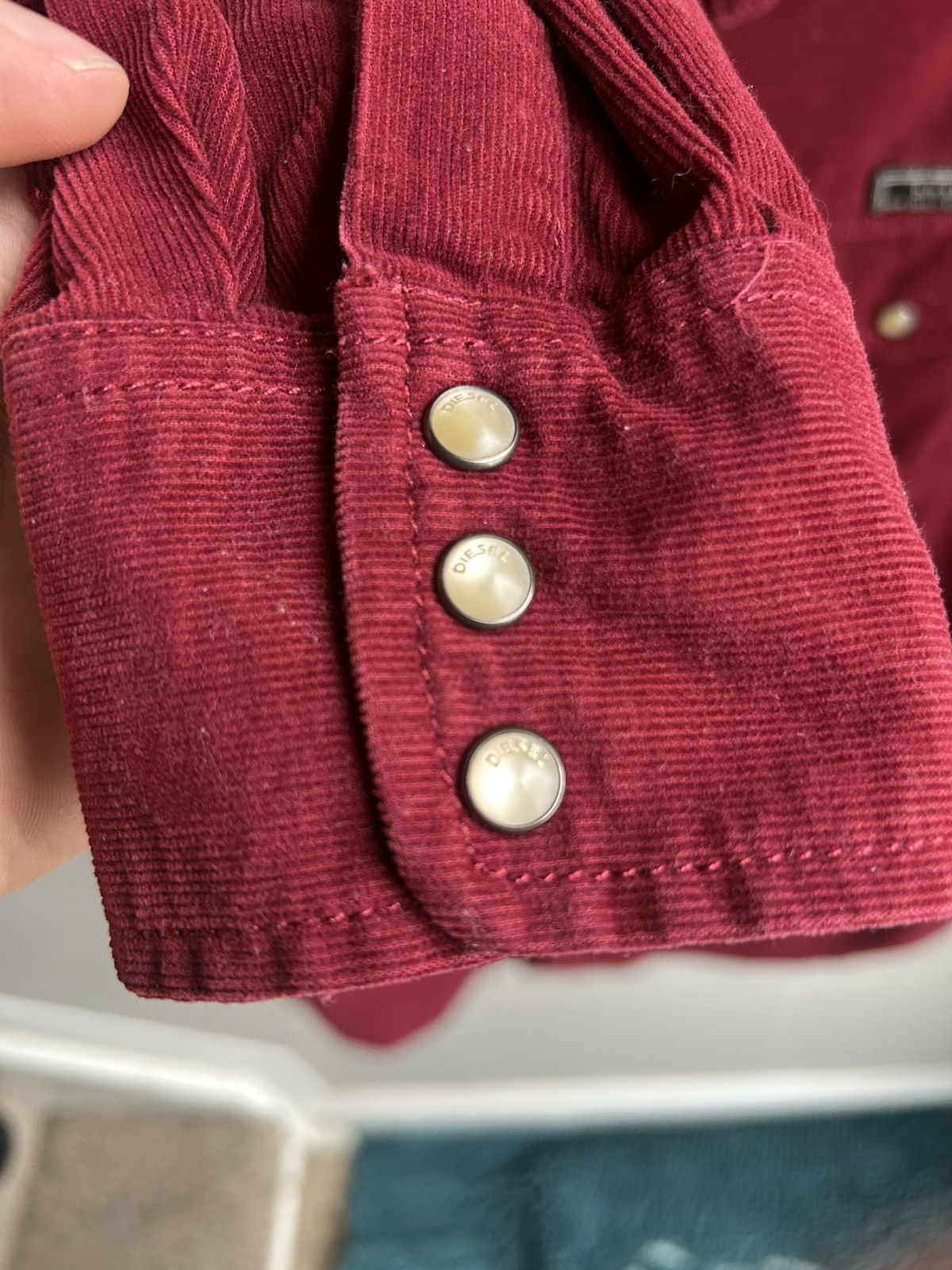 Diesel Diesel Corduroy Button Down Western NWT Size US L / EU 52-54 / 3 - 4 Thumbnail
