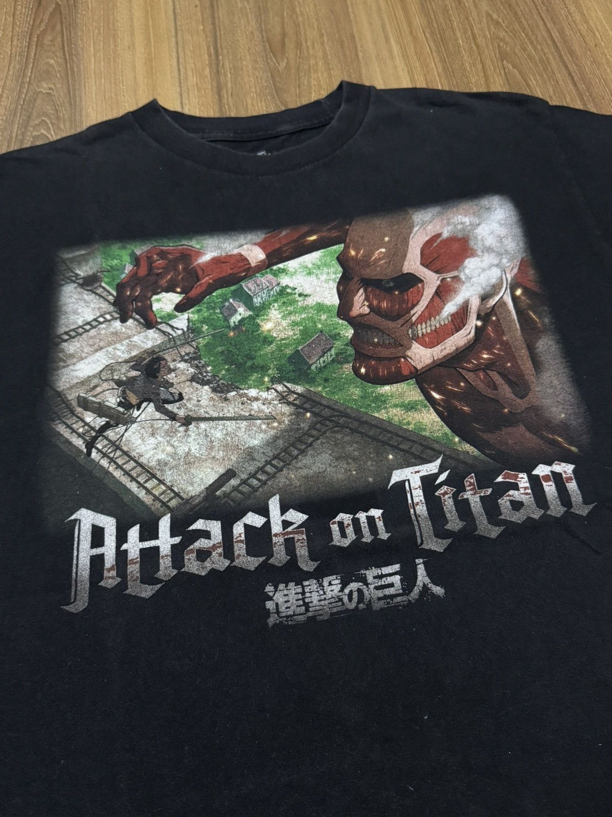 Anime Anime attack on titan eren vs collosal titan Size US M / EU 48-50 / 2 - 2 Thumbnail