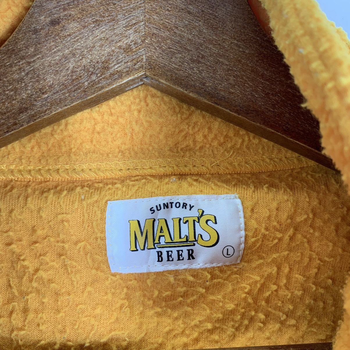 Japanese Brand Vintage Suntory Malt’s Beer Full Zipper Fleece Jacket Size US L / EU 52-54 / 3 - 10 Thumbnail