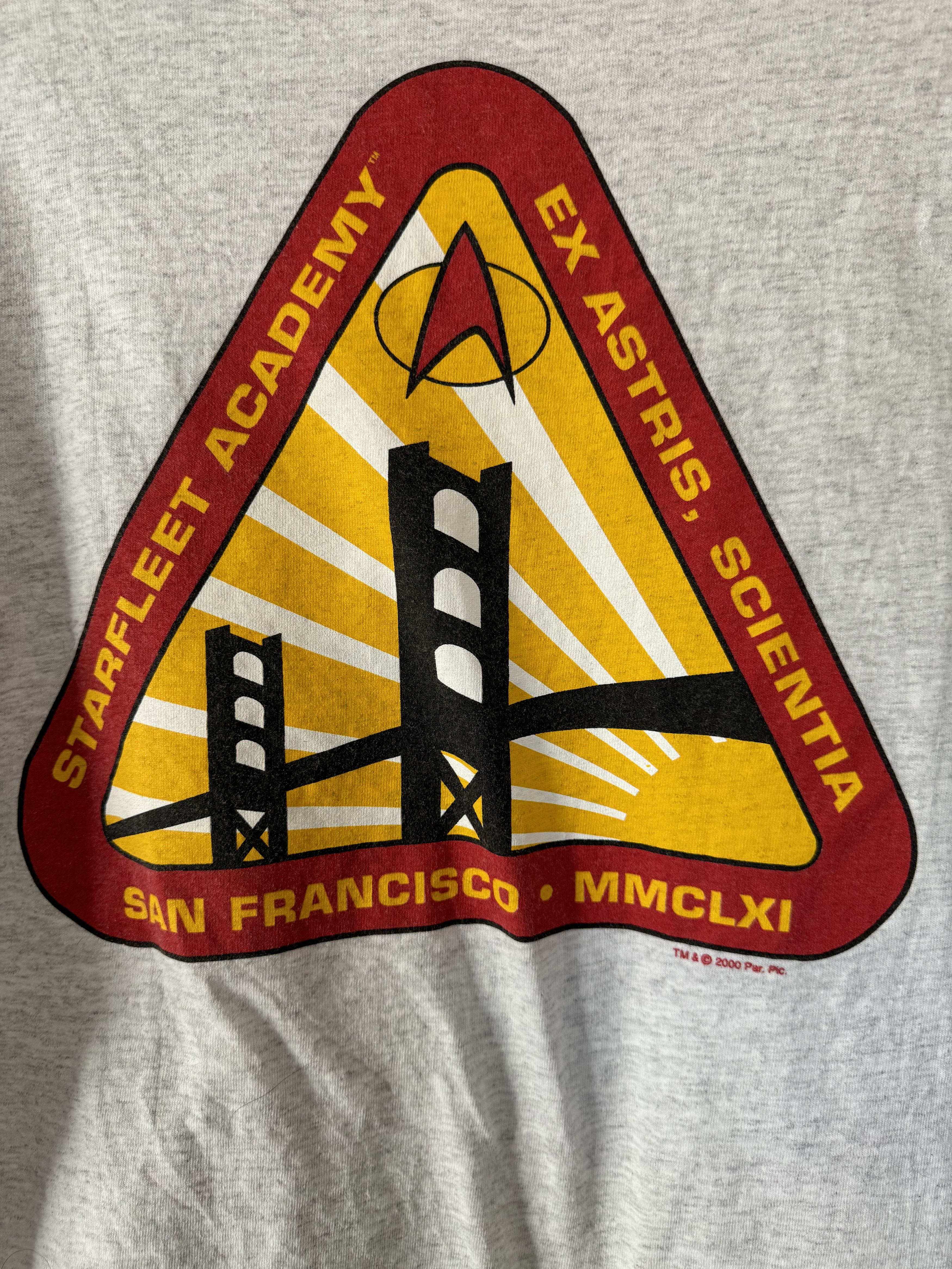 Vintage 2000 "Starfleet Academy" Star Trek Experience Vegas Tee Size US L / EU 52-54 / 3 - 3 Thumbnail