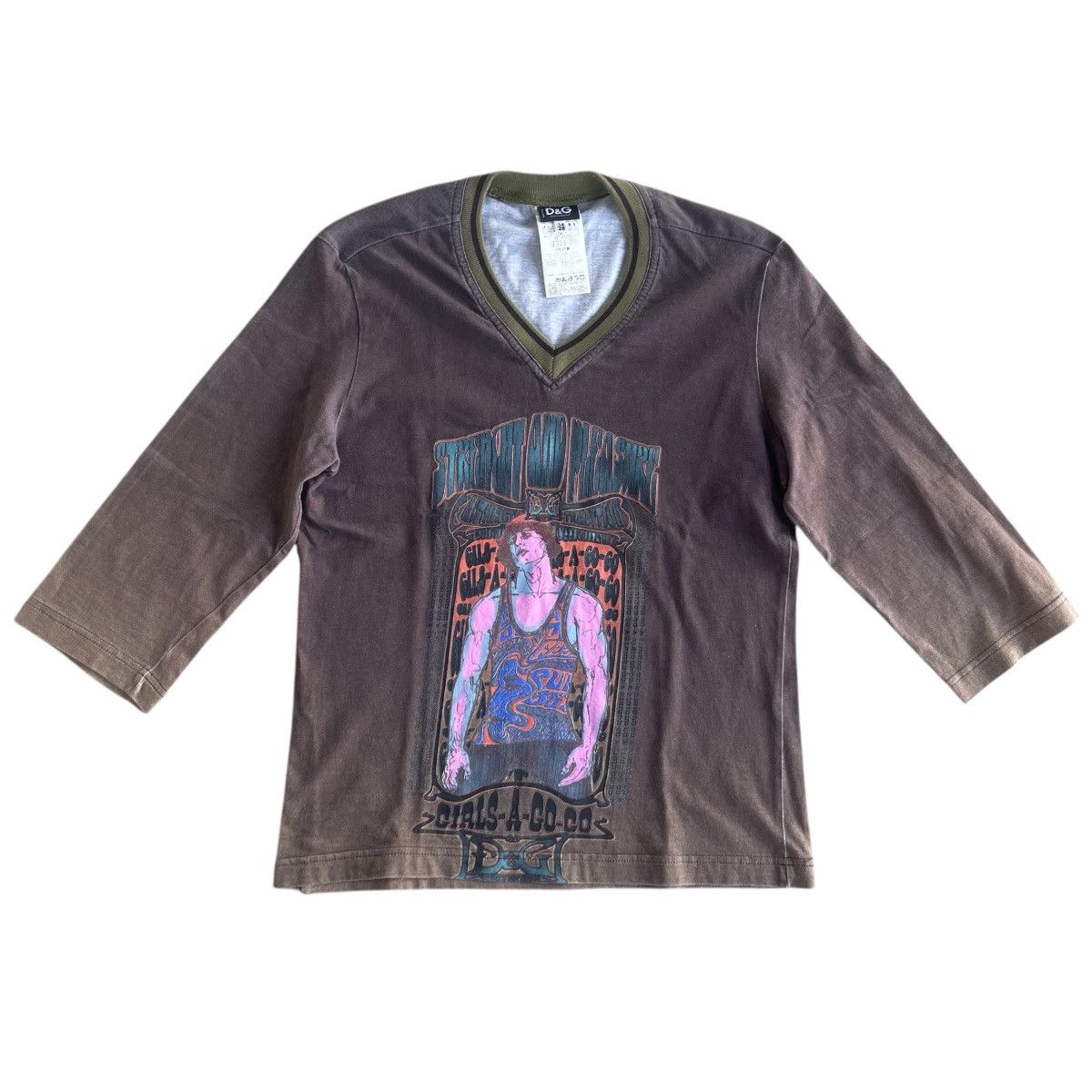 Dolce & Gabbana Japan exclusive archive 3/4 Sleeve Top Size US S / EU 44-46 / 1 - 1 Thumbnail