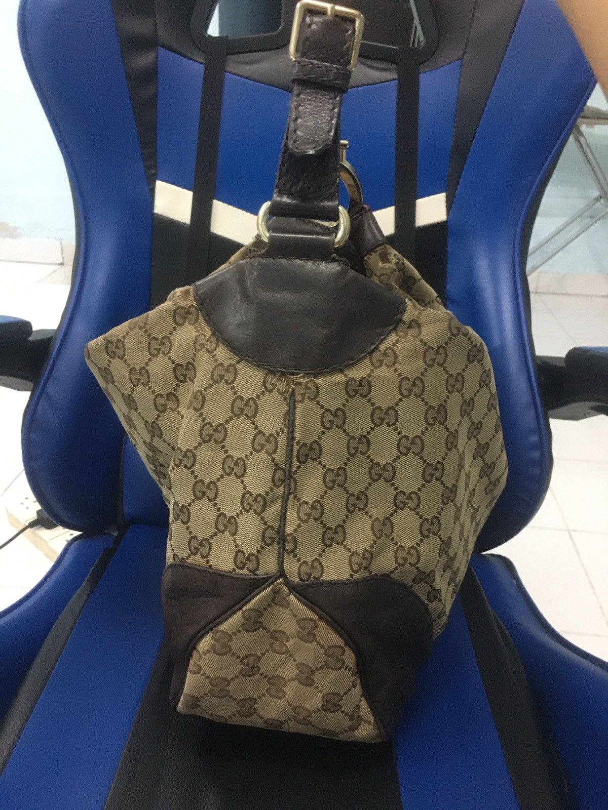 Gucci Gucci Monogram Charlotte Hobo Bag Size ONE SIZE - 7 Thumbnail