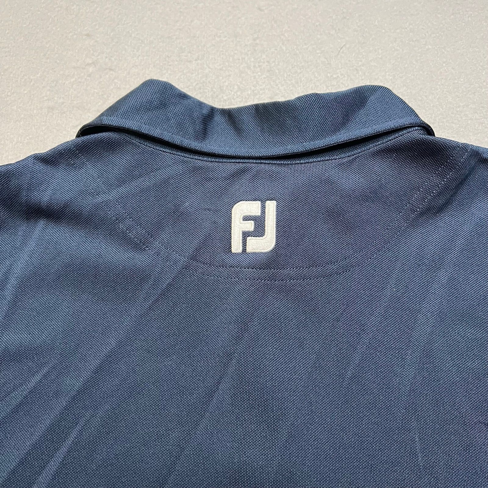 Footjoy FootJoy Athletic Fit Golf Polo Shirt Men’s XL Blue Striped Size US XL / EU 56 / 4 - 9 Thumbnail