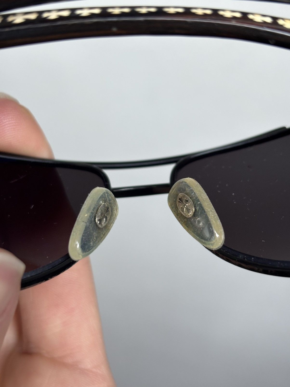 Chrome Hearts Chrome Hearts the Beast II sunglasses Pearl details Size ONE SIZE - 10 Thumbnail