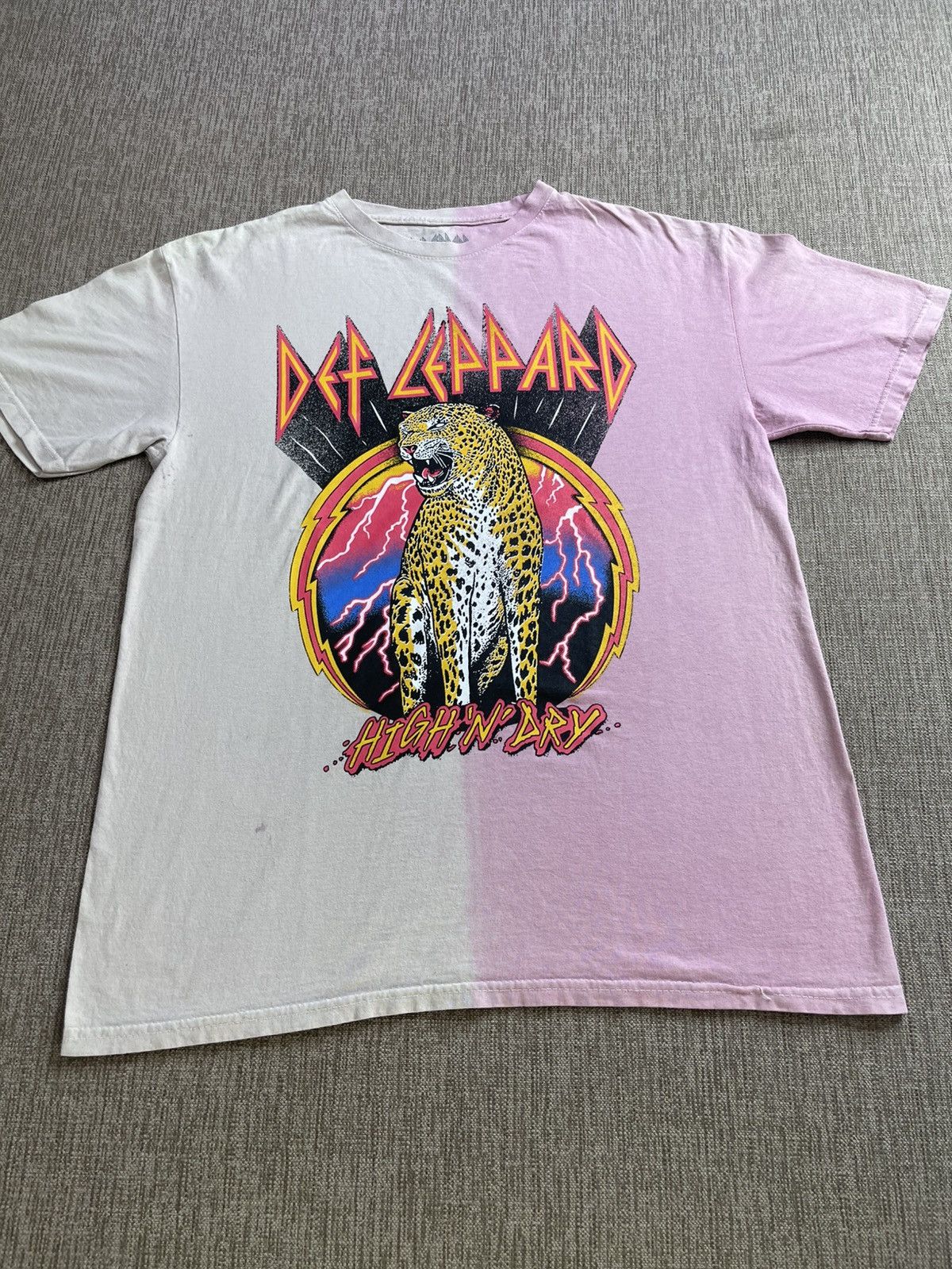 Designer Def Leppard Tie Dye Tee Size US M / EU 48-50 / 2 - 1 Thumbnail