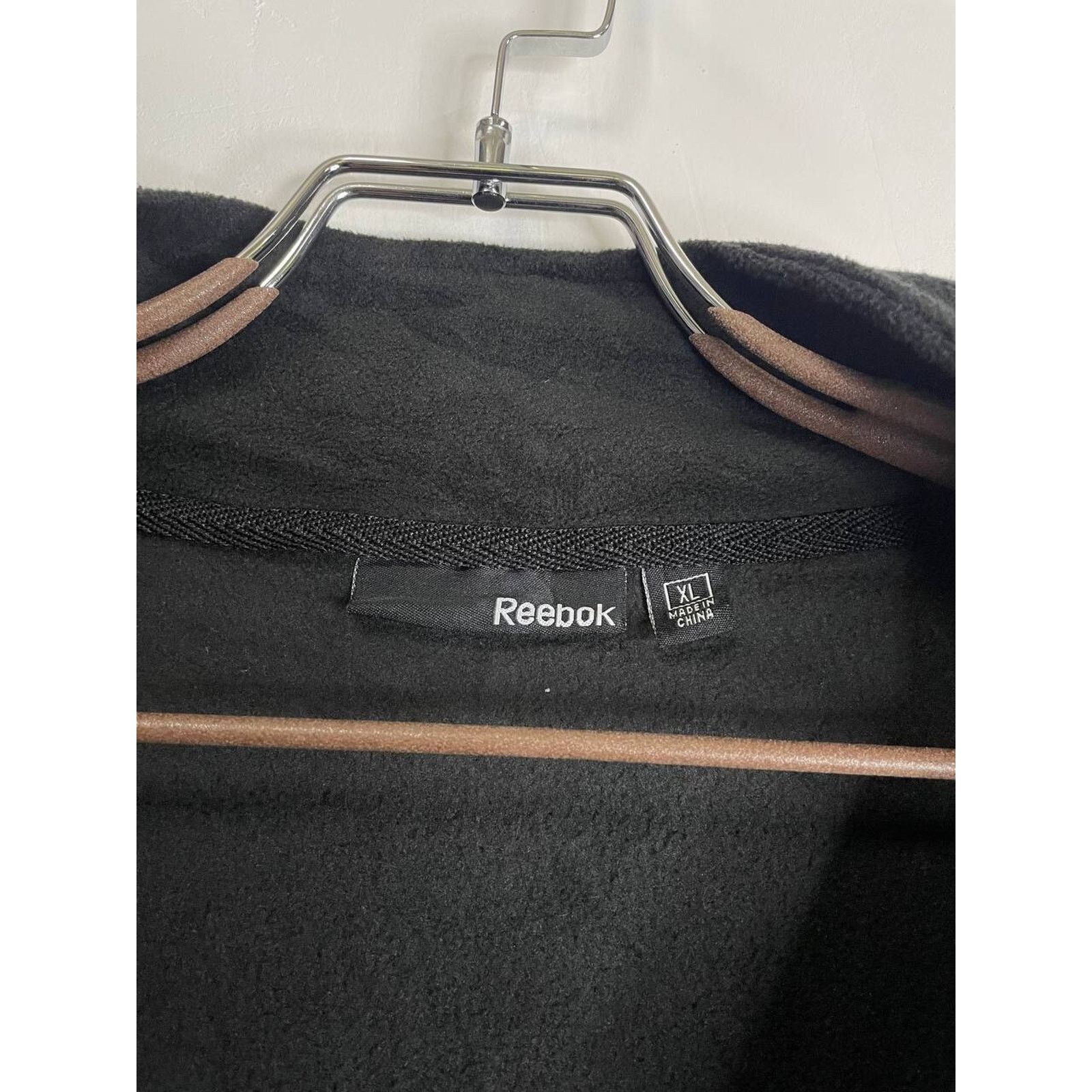 Reebok Vintage Reebok Safety Black Fleece Zip-Up Jacket Size XXL Size US XXL / EU 58 / 5 - 7 Thumbnail