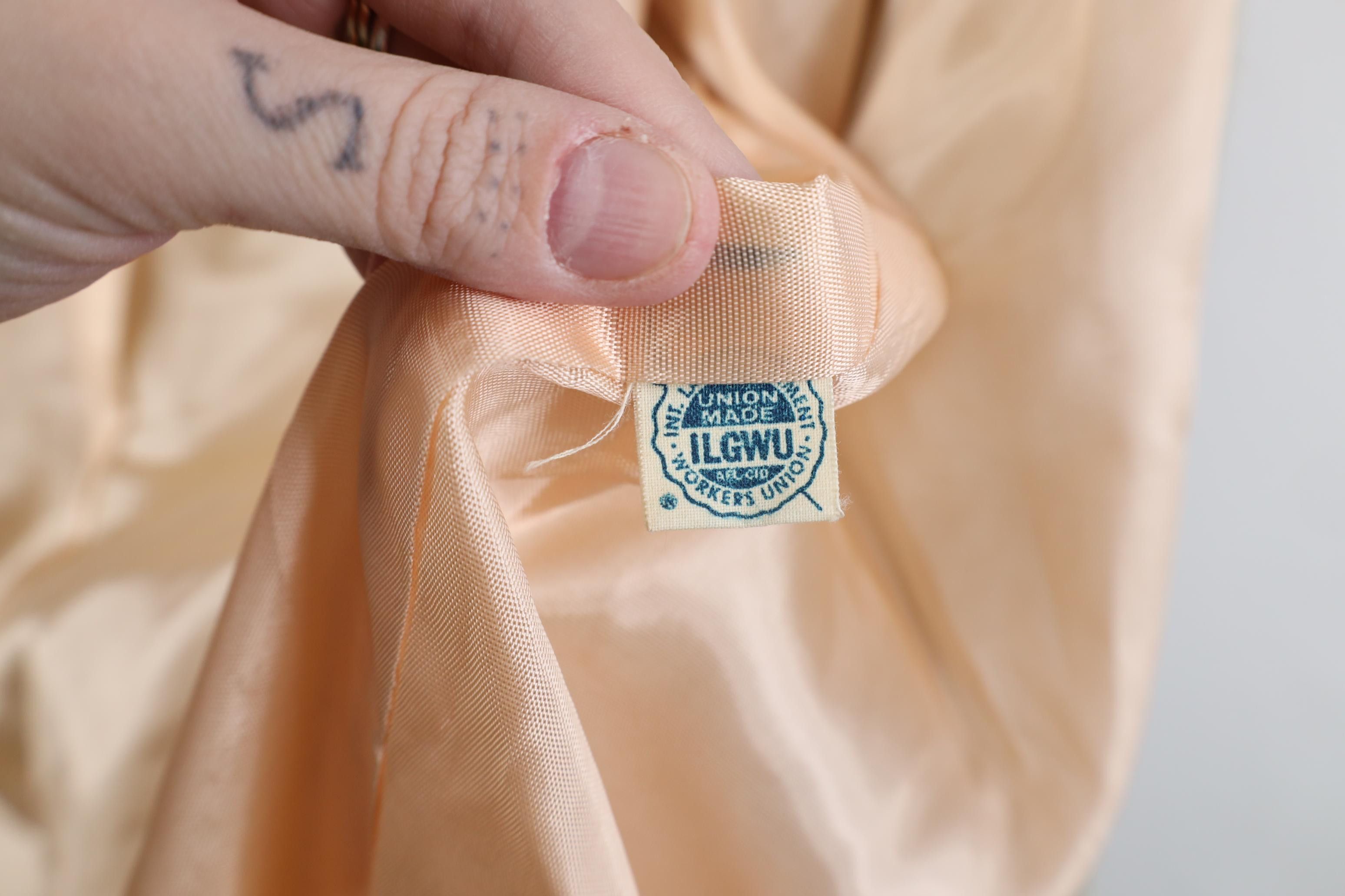 Vintage Vintage 50s Rayon Gabardine Trench Coat Rain Jacket USA Size XL / US 12-14 / IT 48-50 - 11 Thumbnail