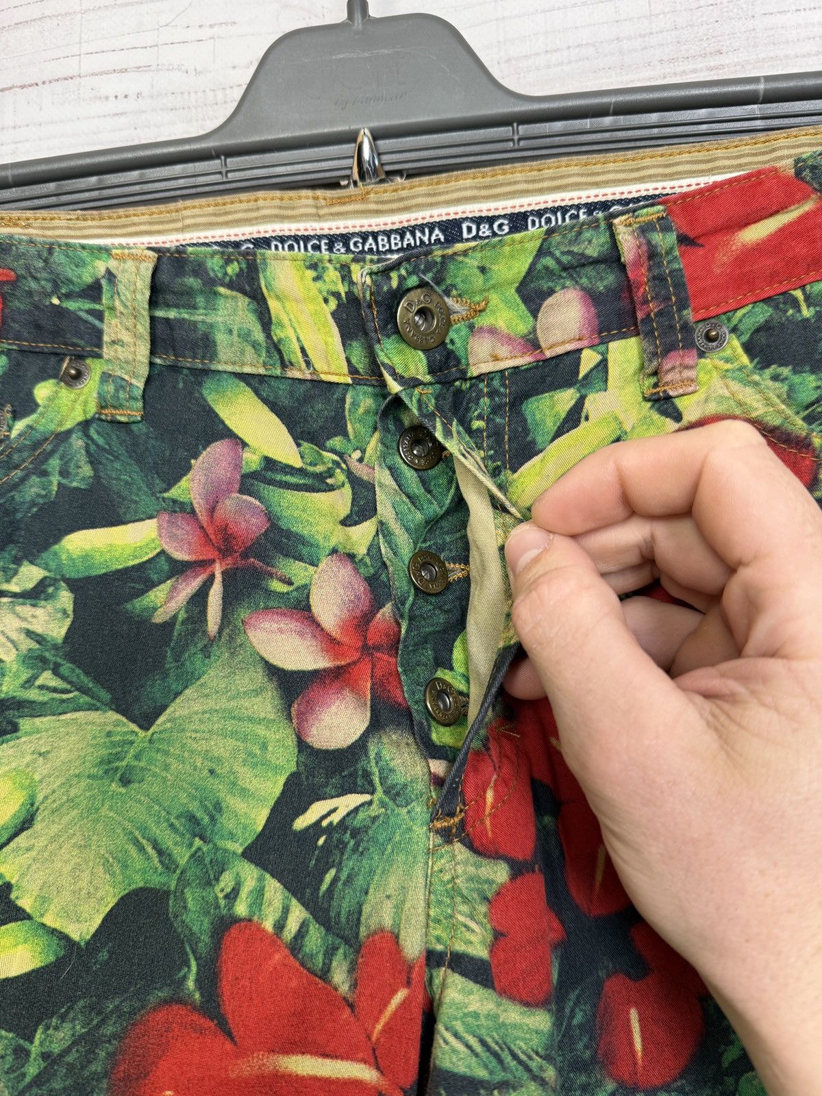 Dolce & Gabbana Dolce&Gabbana flower pants Size US 33 - 6 Thumbnail
