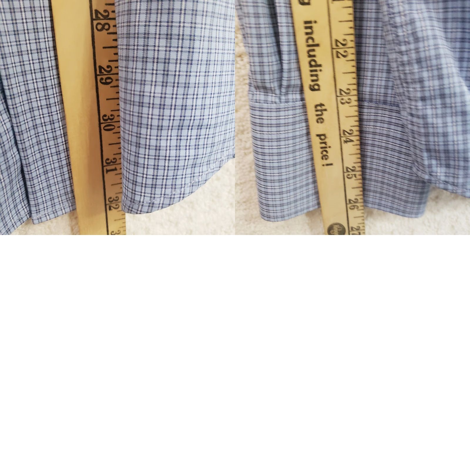 Peter Millar Peter Millar Summer Comfort Shirt Men's L Blue Plaid Shirt Button-Up Casual Workwear Button Front Size US L / EU 52-54 / 3 - 9 Thumbnail