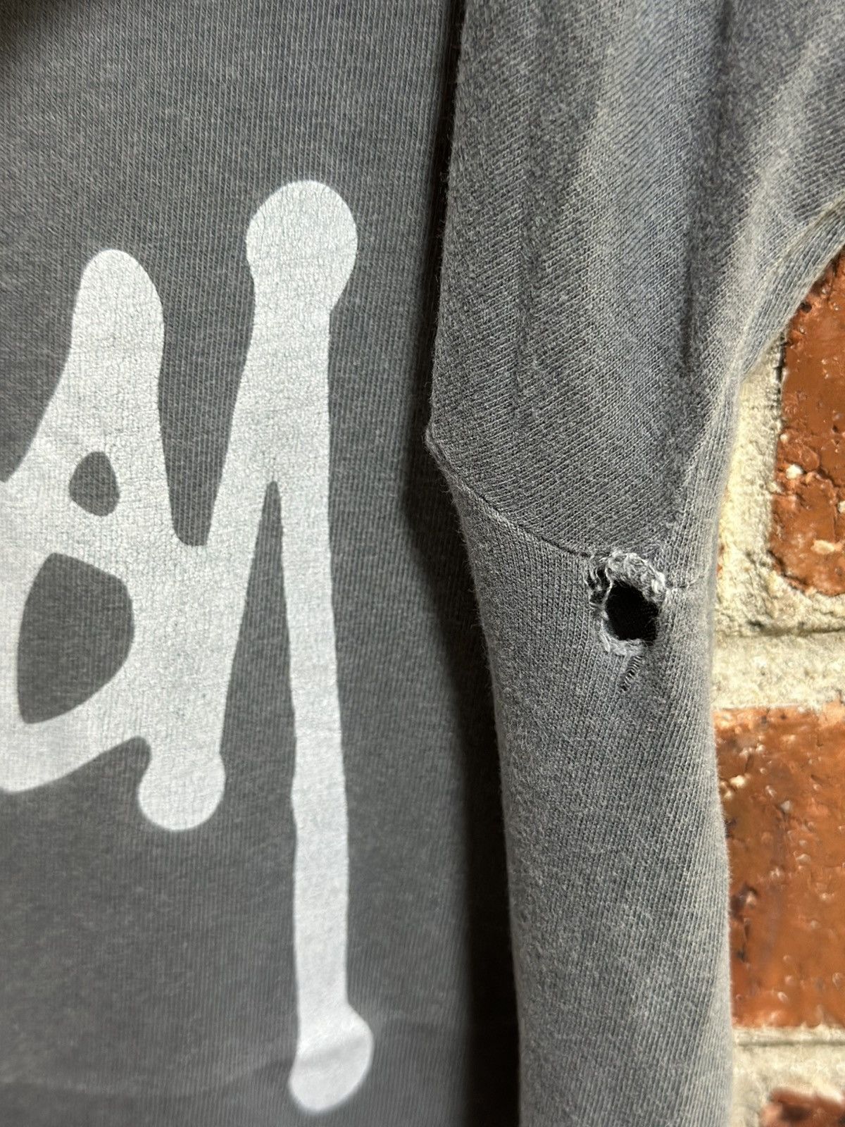 Stussy Thrashed Vintage Stussy Signature Faded Grunge Tee Size US L / EU 52-54 / 3 - 5 Thumbnail