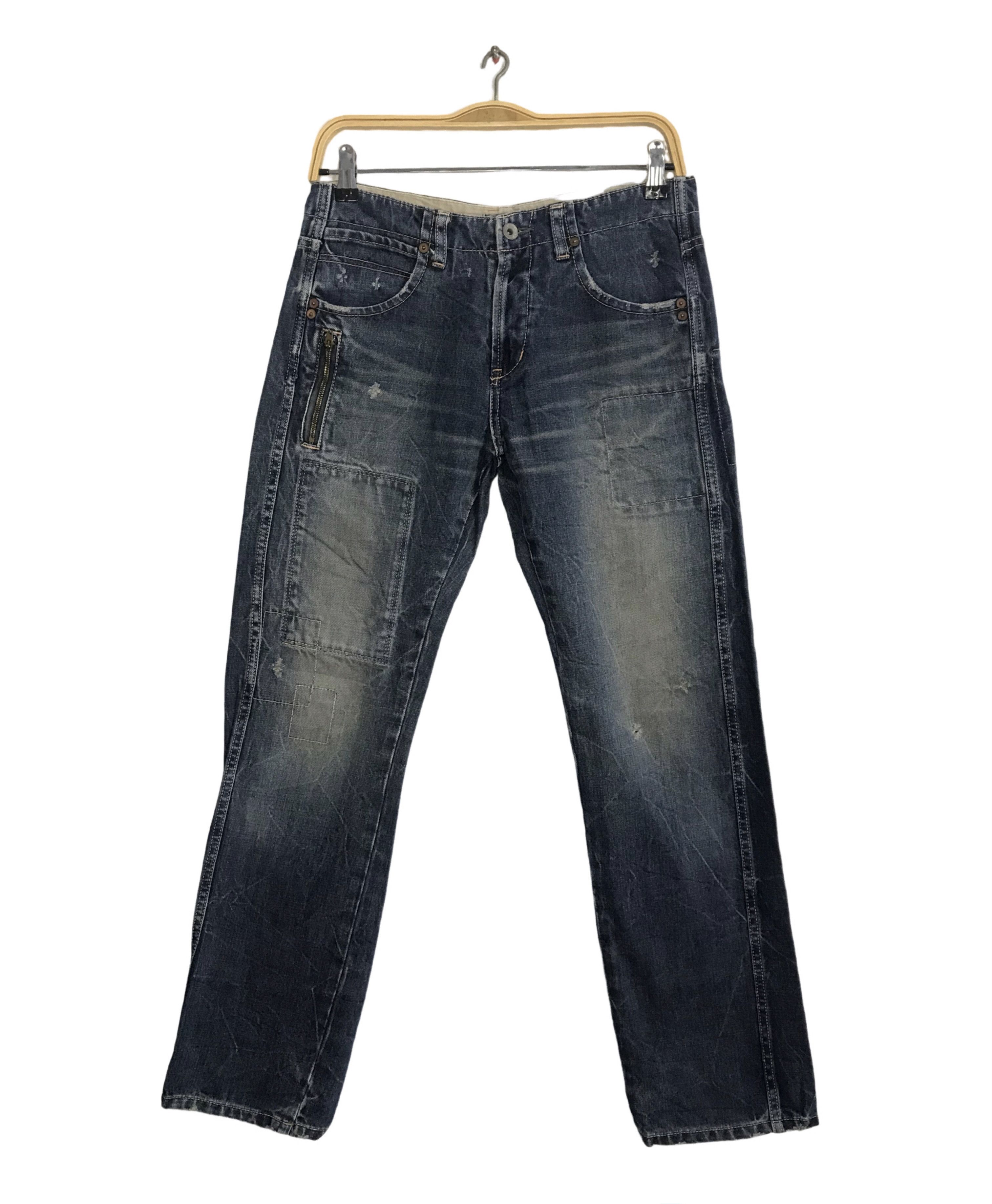 Blue Blue Japan Vintage Blue Blue Japan Denim Jeans Indigo Pant Straight Cut Size US 30 / EU 46 - 1 Thumbnail