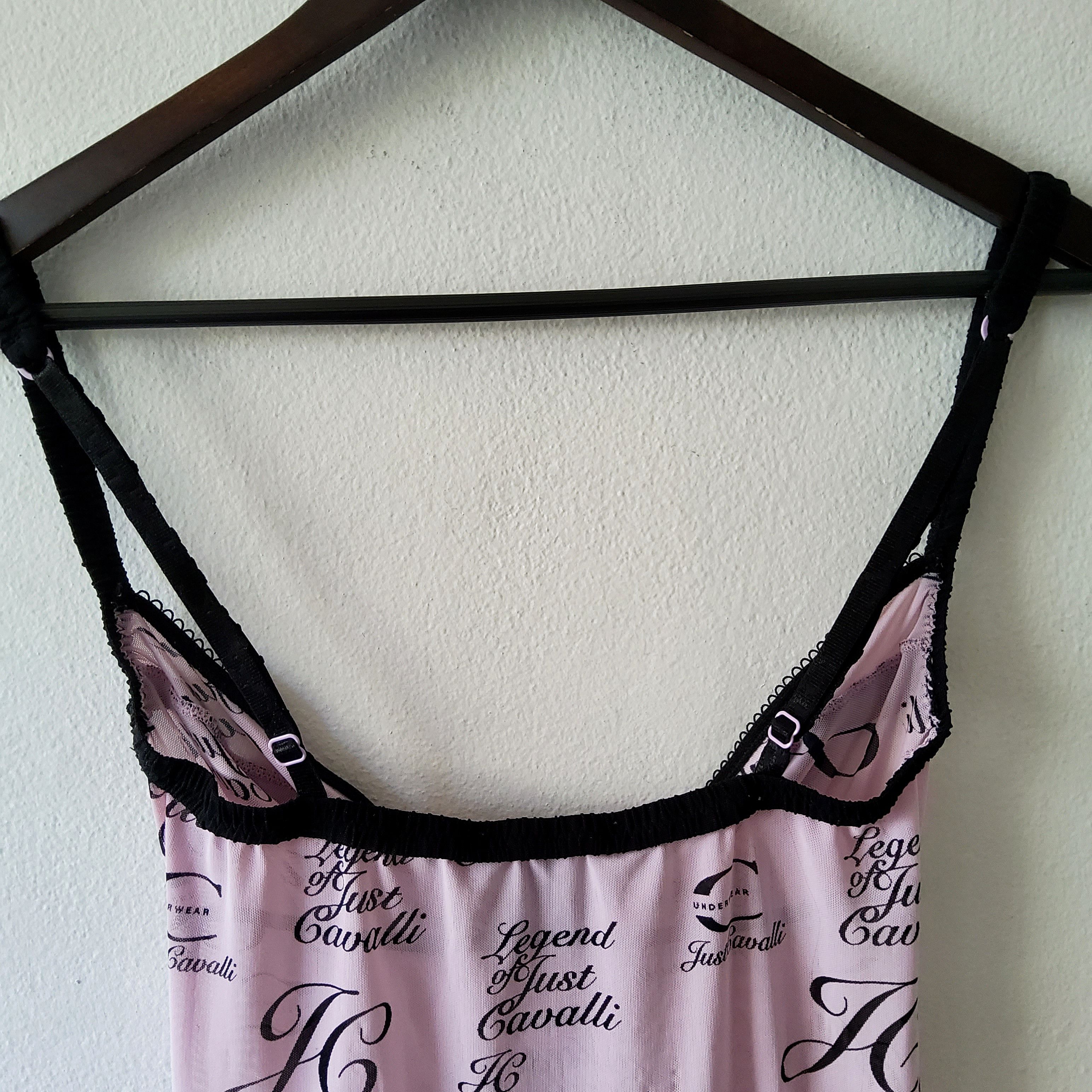 Roberto Cavalli Roberto Cavalli vintage y2k mesh monogram logo lingerie top Size M / US 6-8 / IT 42-44 - 4 Thumbnail