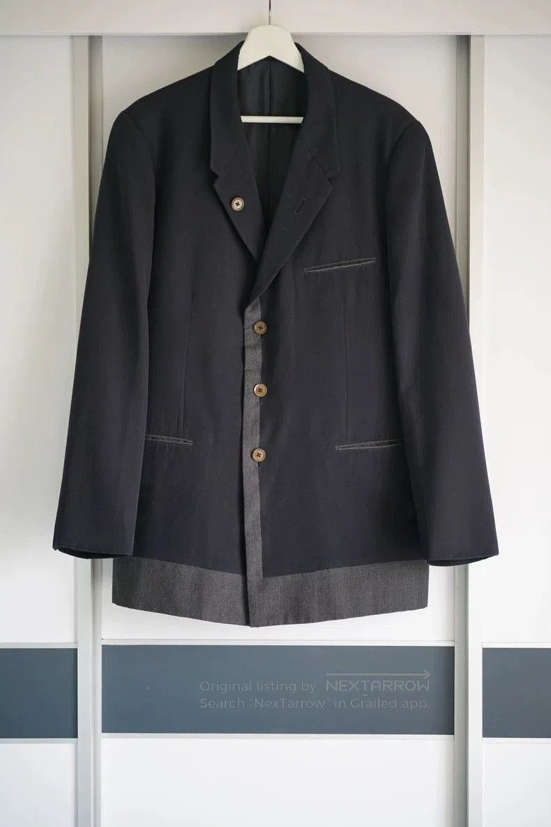 Yohji Yamamoto Yohji Yamamoto Mafia Wool Cashmere Blazer. Size US M / EU 48-50 / 2 - 1 Thumbnail