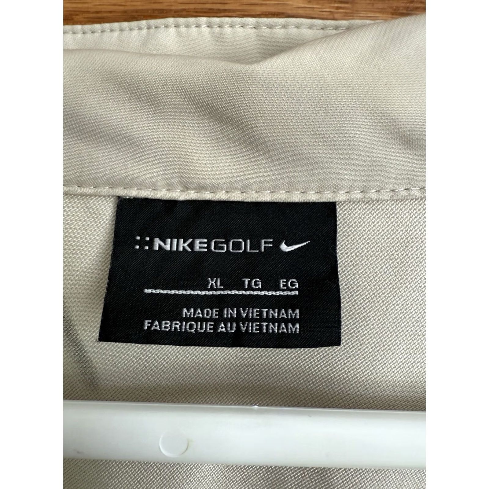 Nike Nike Kansas City Golf Zip Up Jacket XL Mens Ivory Cream Windbreaker Varsity Full Zip Size US XL / EU 56 / 4 - 5 Thumbnail