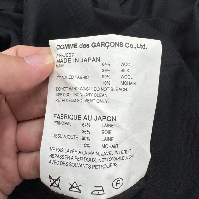 Comme des Garcons Comme Des Garcons Wool suit stitching striped coat Size US L / EU 52-54 / 3 - 4 Thumbnail