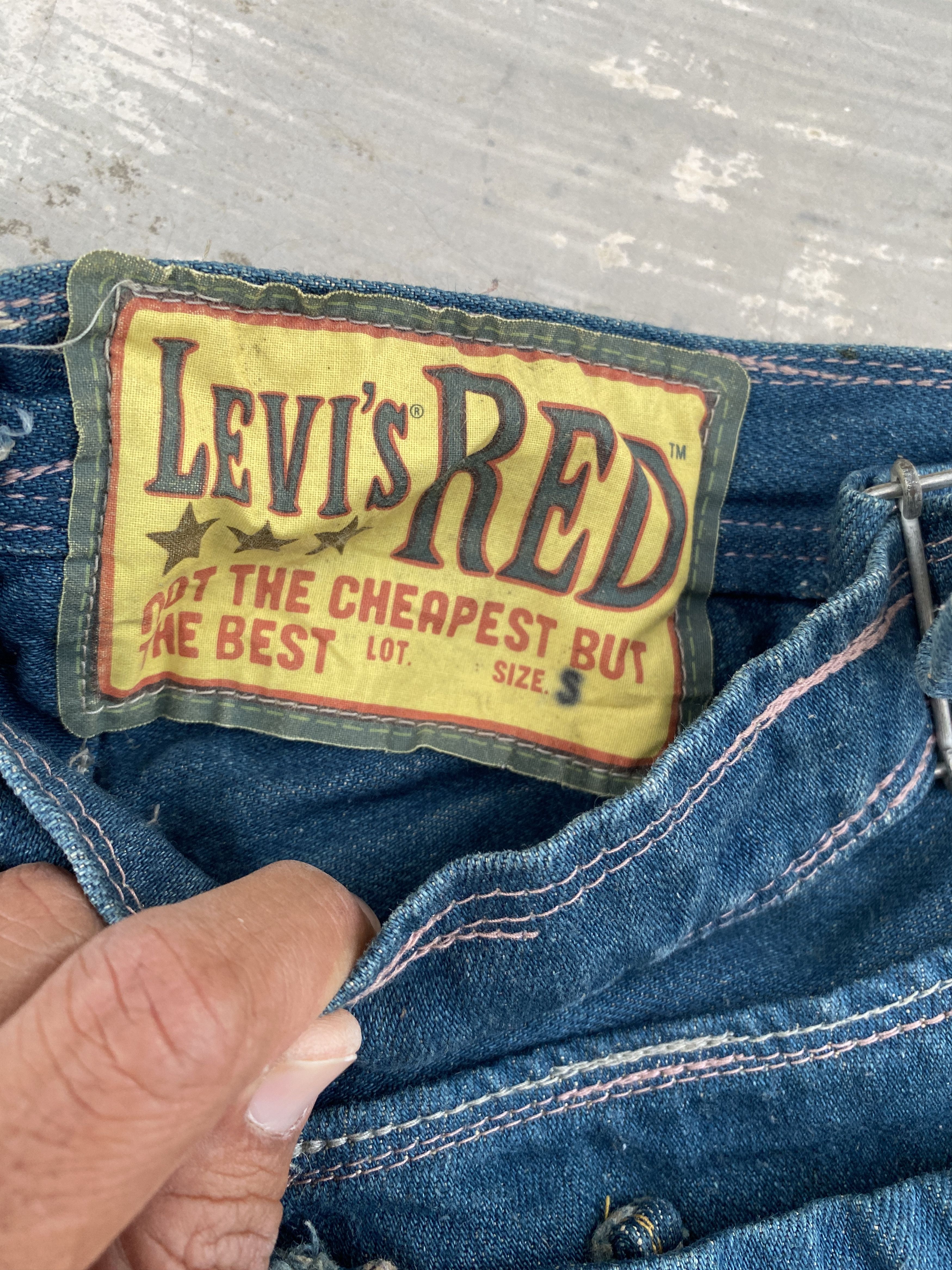 Levi's × Levi's Vintage Clothing Levis RED Slouch 2009SS Sarrouel Selvedge Jeans Size US 29 - 13 Thumbnail