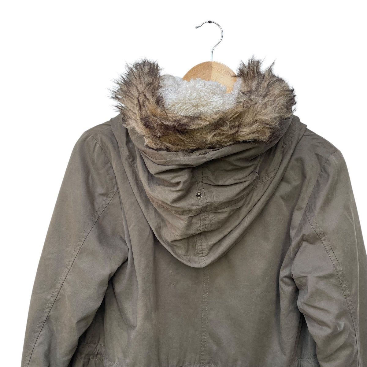 Japanese Brand 💥Japanese Brand My Closet Faux Fur Parka UtilityField Size US M / EU 48-50 / 2 - 6 Thumbnail