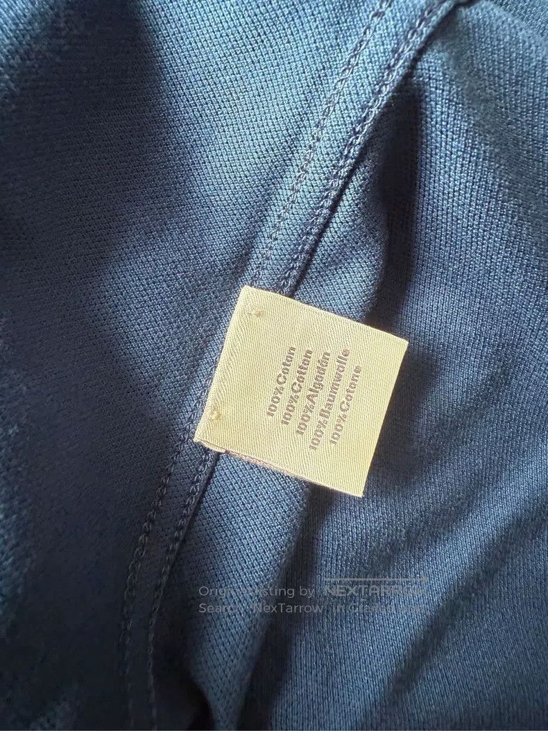 Hermes Hermes T-shirt with a small H pocket on the chest, blue Size US L / EU 52-54 / 3 - 6 Thumbnail