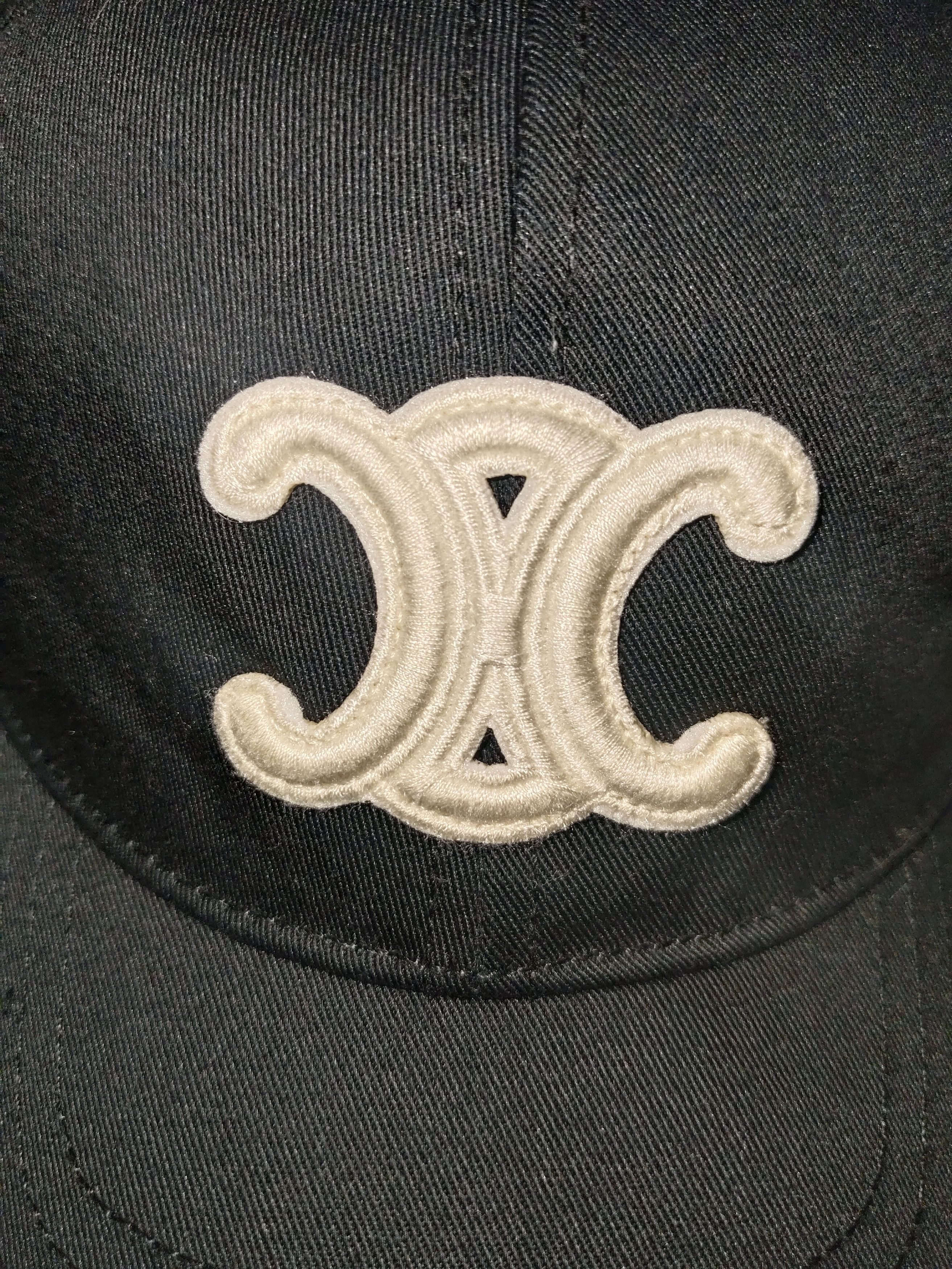 Celine CELINE Black Baseball Cap Size ONE SIZE - 2 Thumbnail