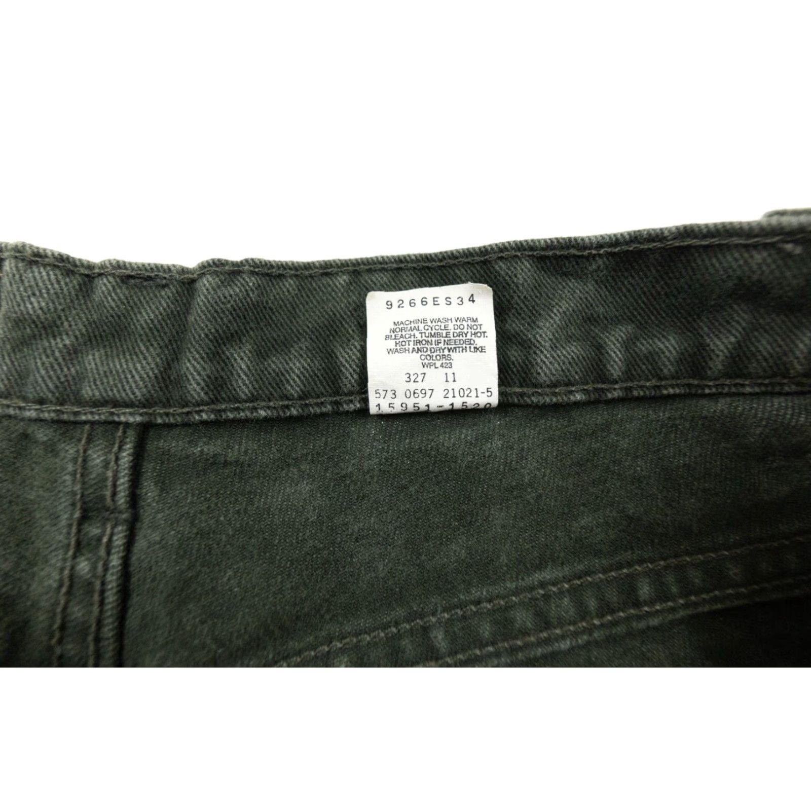 Levi's VINTAGE Levi's Jeans Womens 10 Green 90s Relaxed Fit Tapered Denim Pants Size 32" / US 10 / IT 46 - 6 Thumbnail