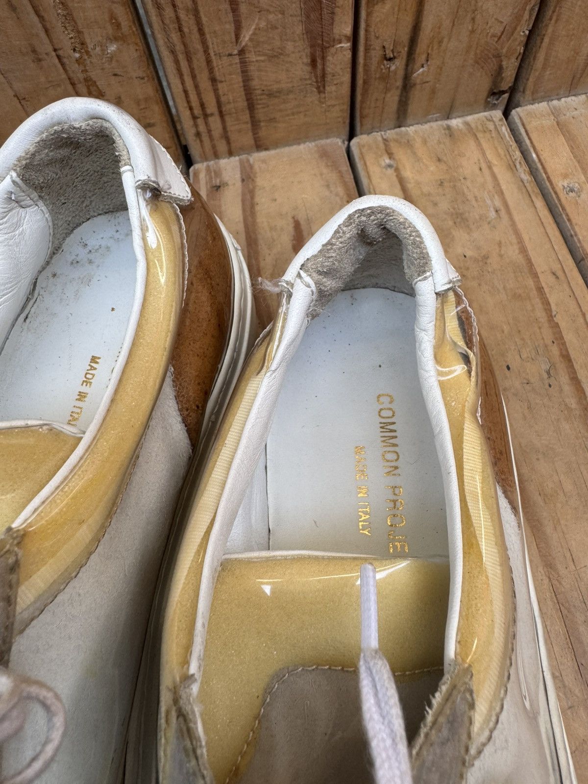 Common Projects Common Projects Men’s plastic/Canvas sneakers EUR 42 Size US 9 / EU 42 - 24 Thumbnail