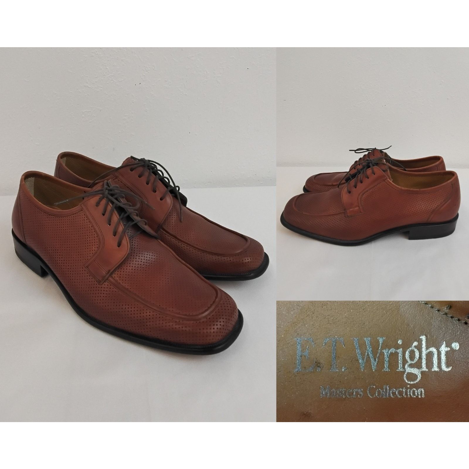 E.T. Wright E.T. Wright Masters Collection Shoes Men's 9 Brown Leather Size US 9 / EU 42 - 1 Thumbnail