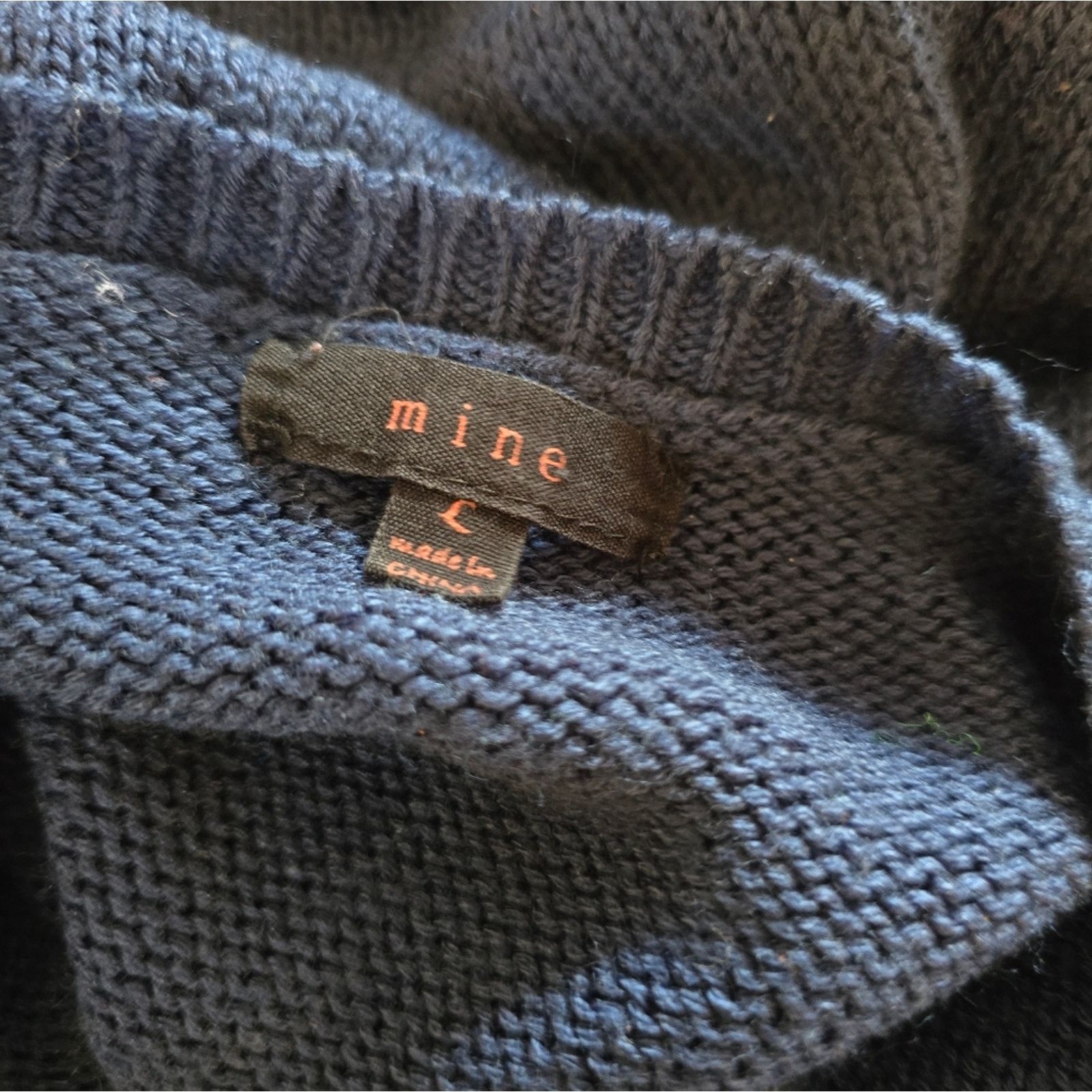 Other Navy Detailed | MINE | Knit Sweater Size L / US 10 / IT 46 - 3 Thumbnail