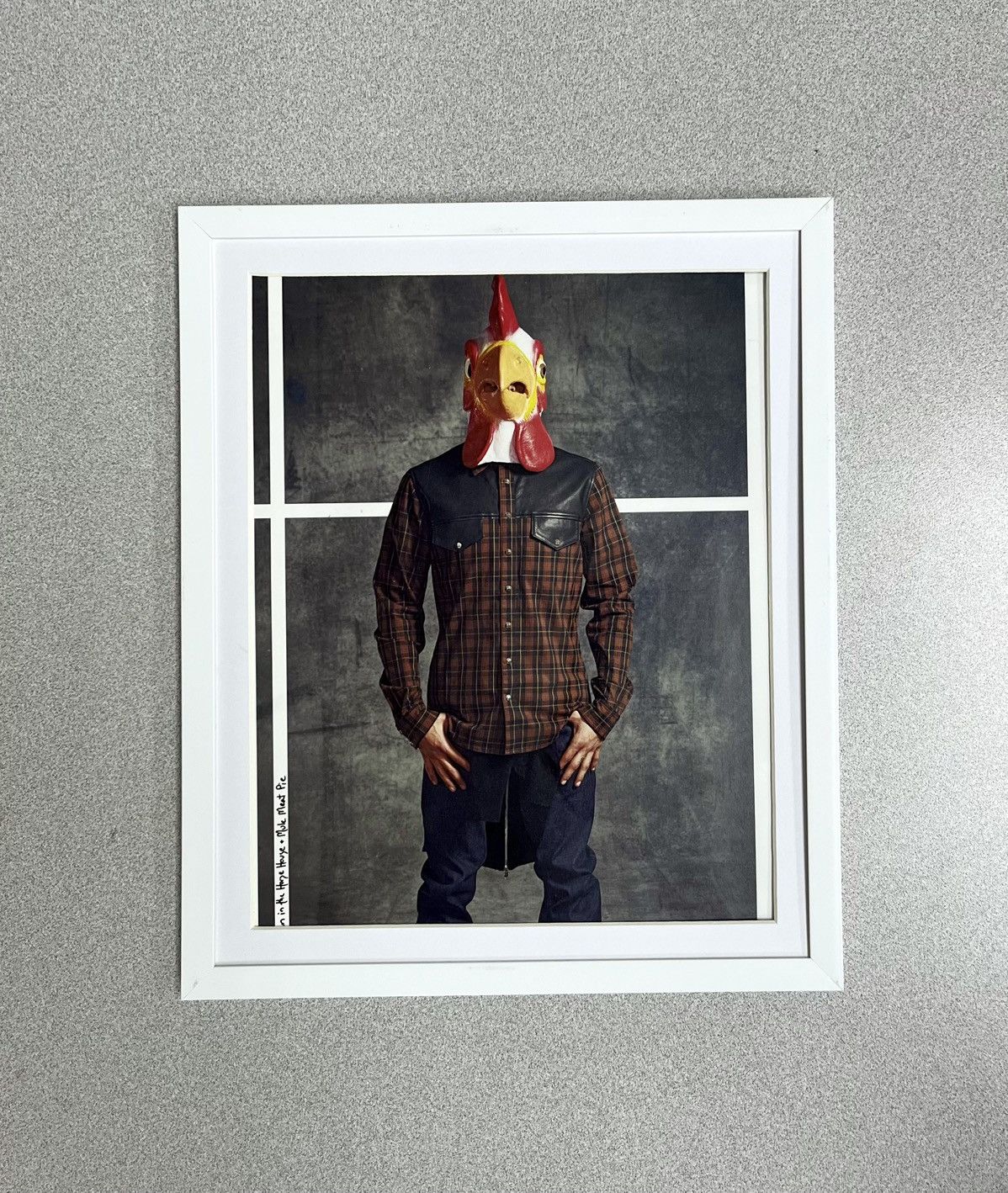 Chrome Hearts × Vintage Chrome Hearts chicken man Framed poster 8x11 magazine cutout Size ONE SIZE - 1 Thumbnail