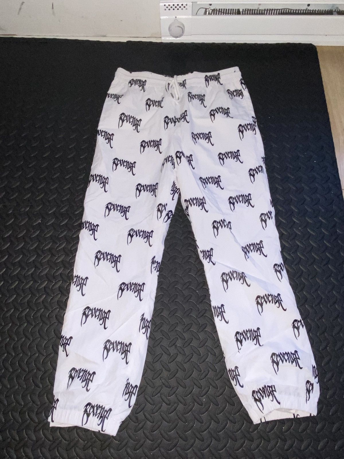 Revenge Revenge 3M White All Over Track Pants Size US 34 / EU 50 - 1 Thumbnail