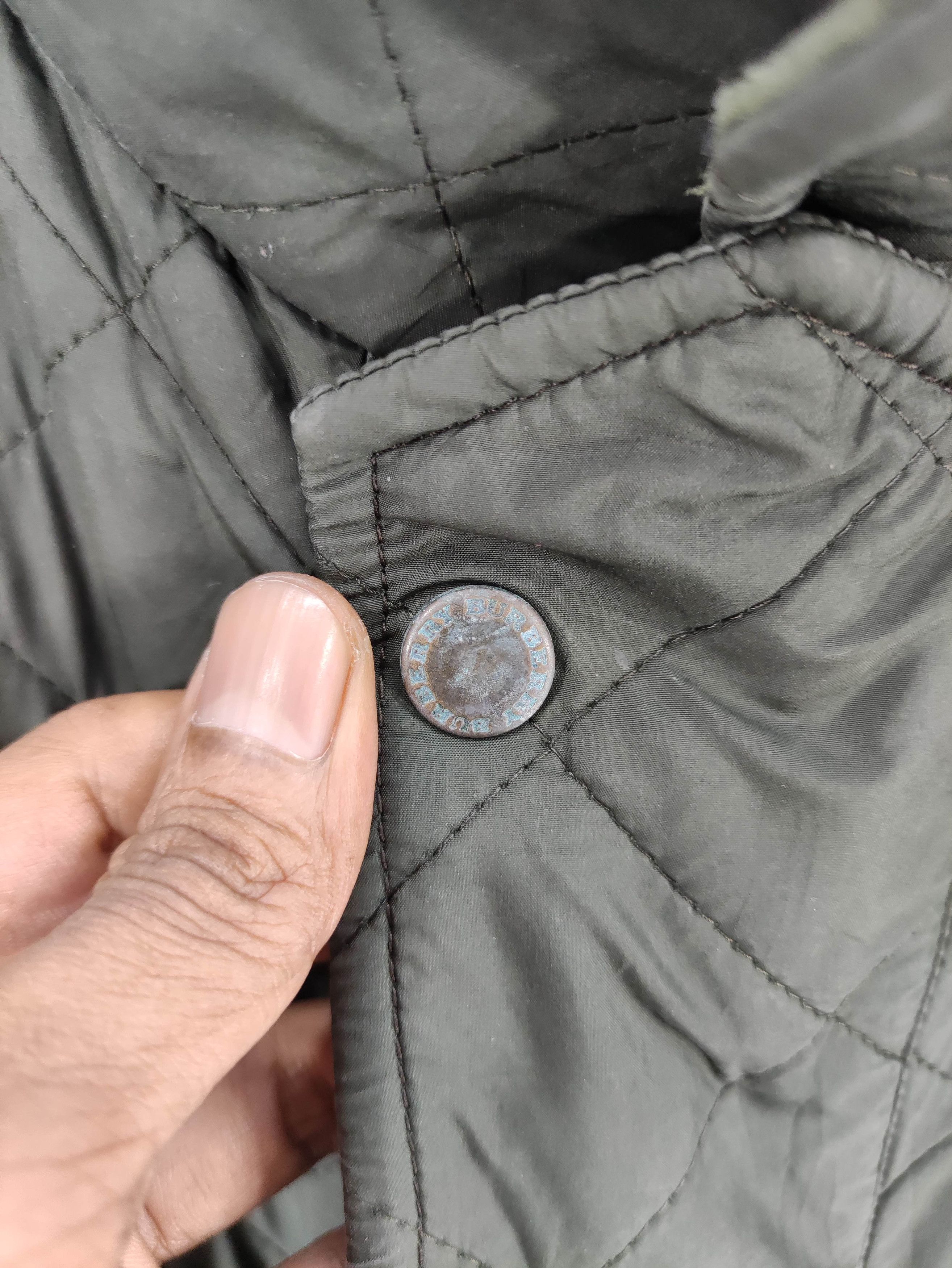 Burberry Vintage Burberry London Quilted Jacket Zipper Size US M / EU 48-50 / 2 - 2 Thumbnail