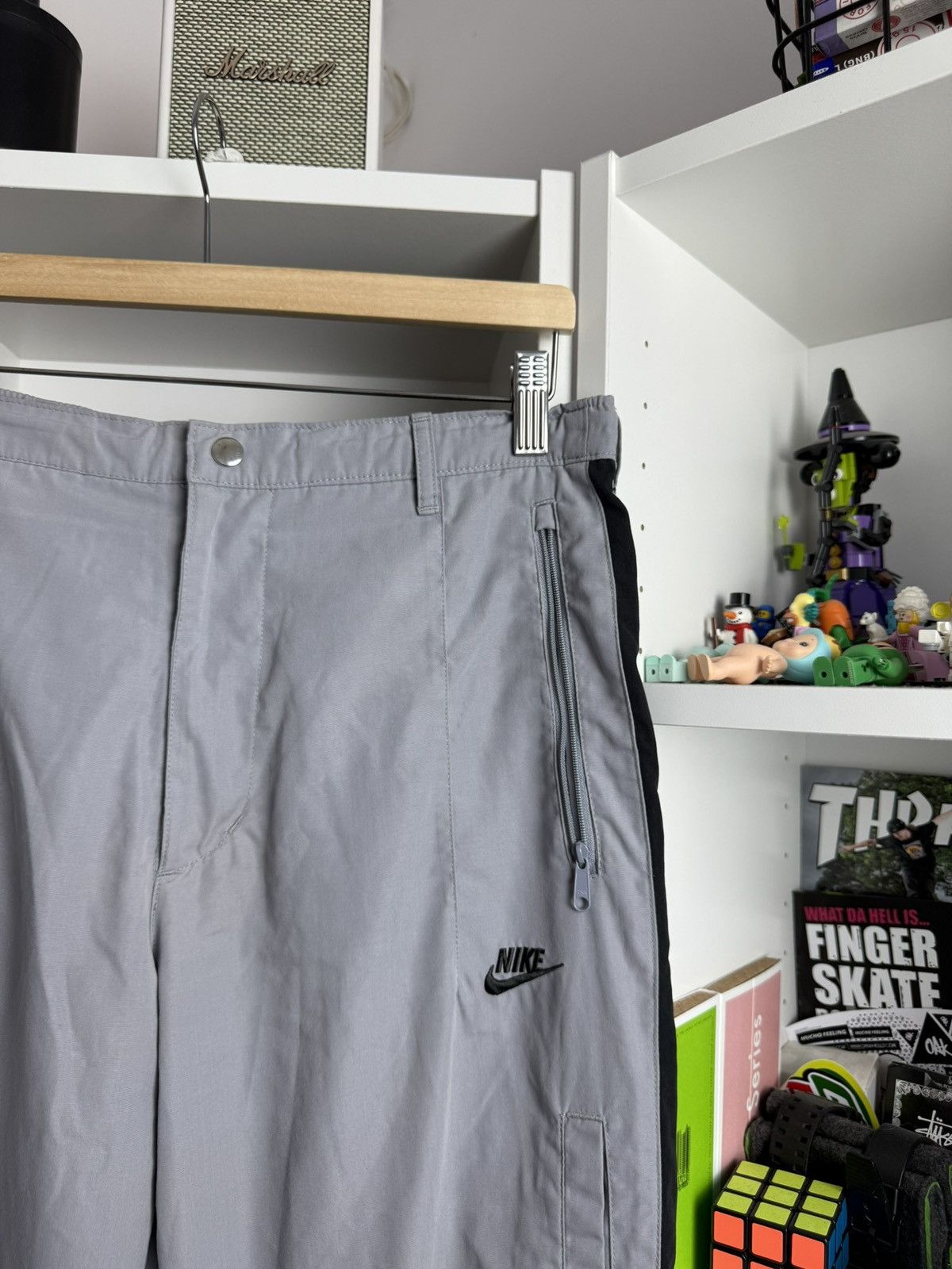 Nike × Vintage VIntage y2k Nike wide leg baggy fit parachute trackpants M Size US 32 / EU 48 - 4 Thumbnail