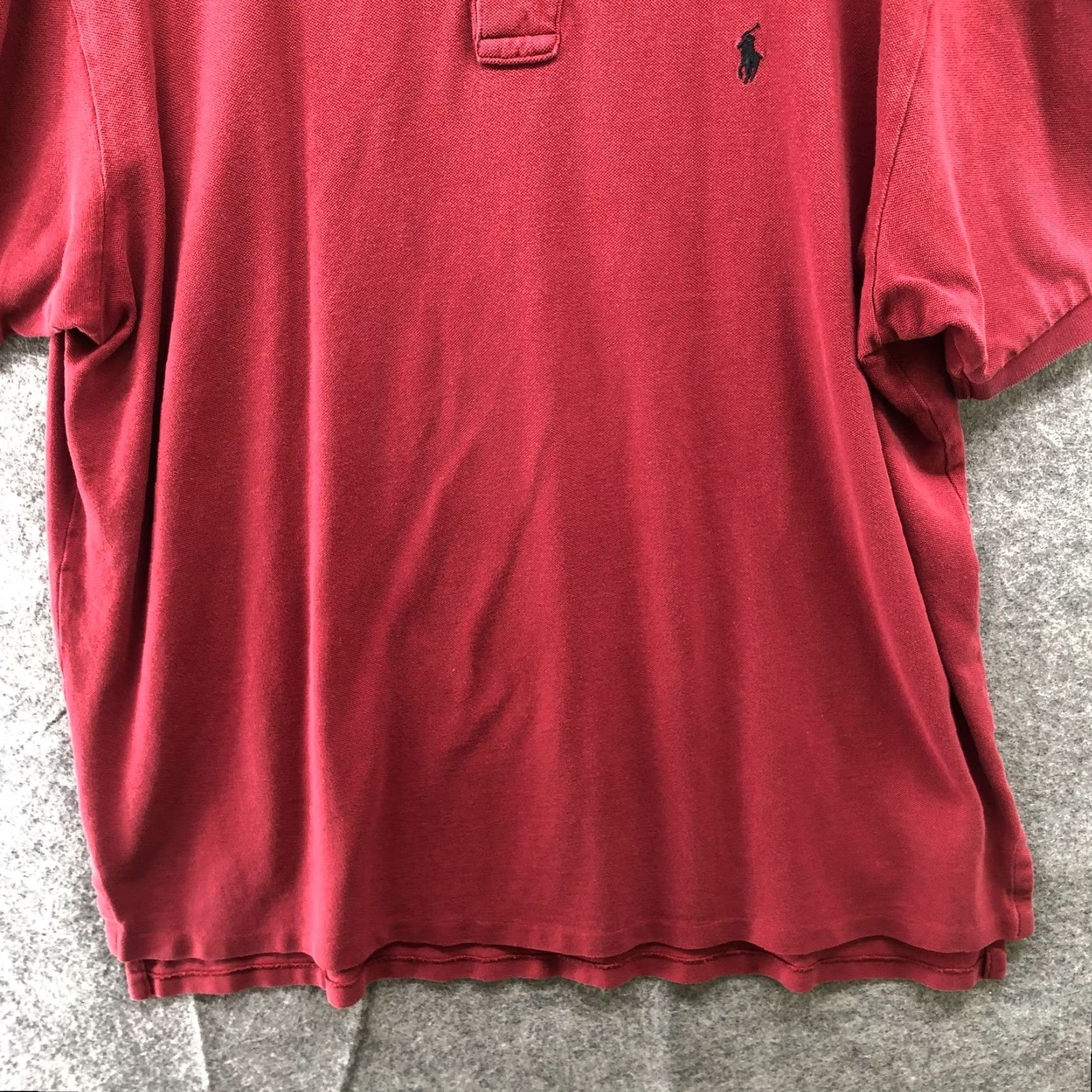 Polo Ralph Lauren Polo Ralph Lauren Polo Shirt Mens 2XL Red Pony Logo Short Sleeve Collared Button Knit Cotton Classic Preppy Size US XXL / EU 58 / 5 - 4 Thumbnail