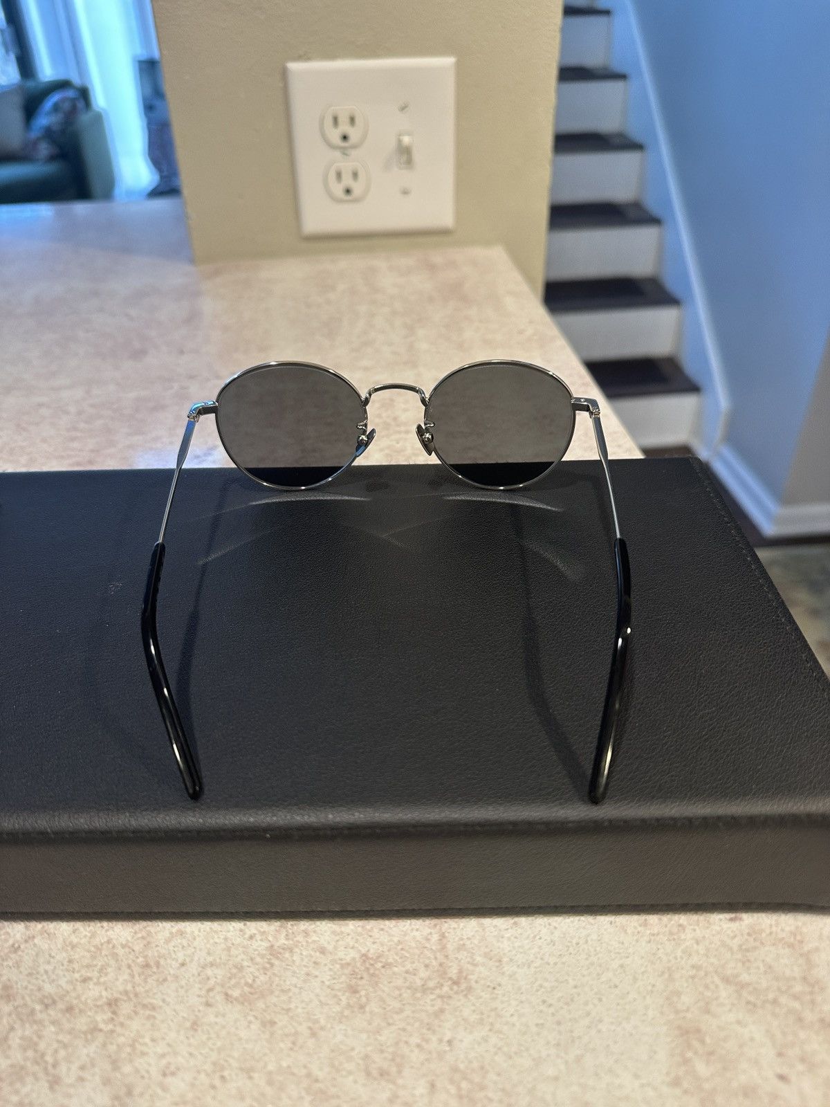 Saint Laurent Paris Round Mirrored Sunglasses SL250-003 Size ONE SIZE - 5 Thumbnail