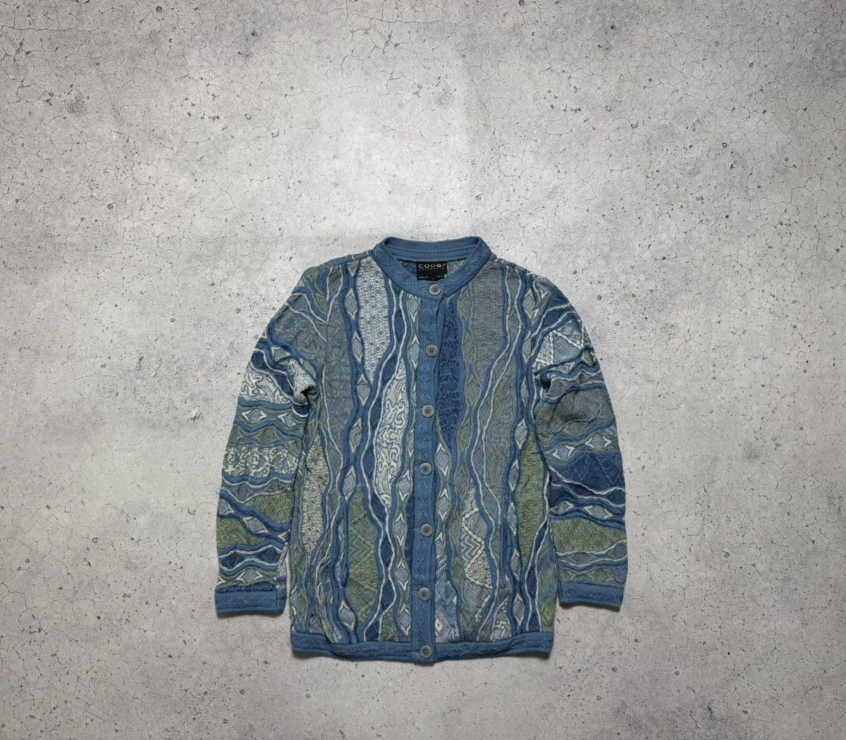 Coogi Coogi Australia Men’s Wool 3D Sweater Cardigan Size S Size US S / EU 44-46 / 1 - 2 Thumbnail