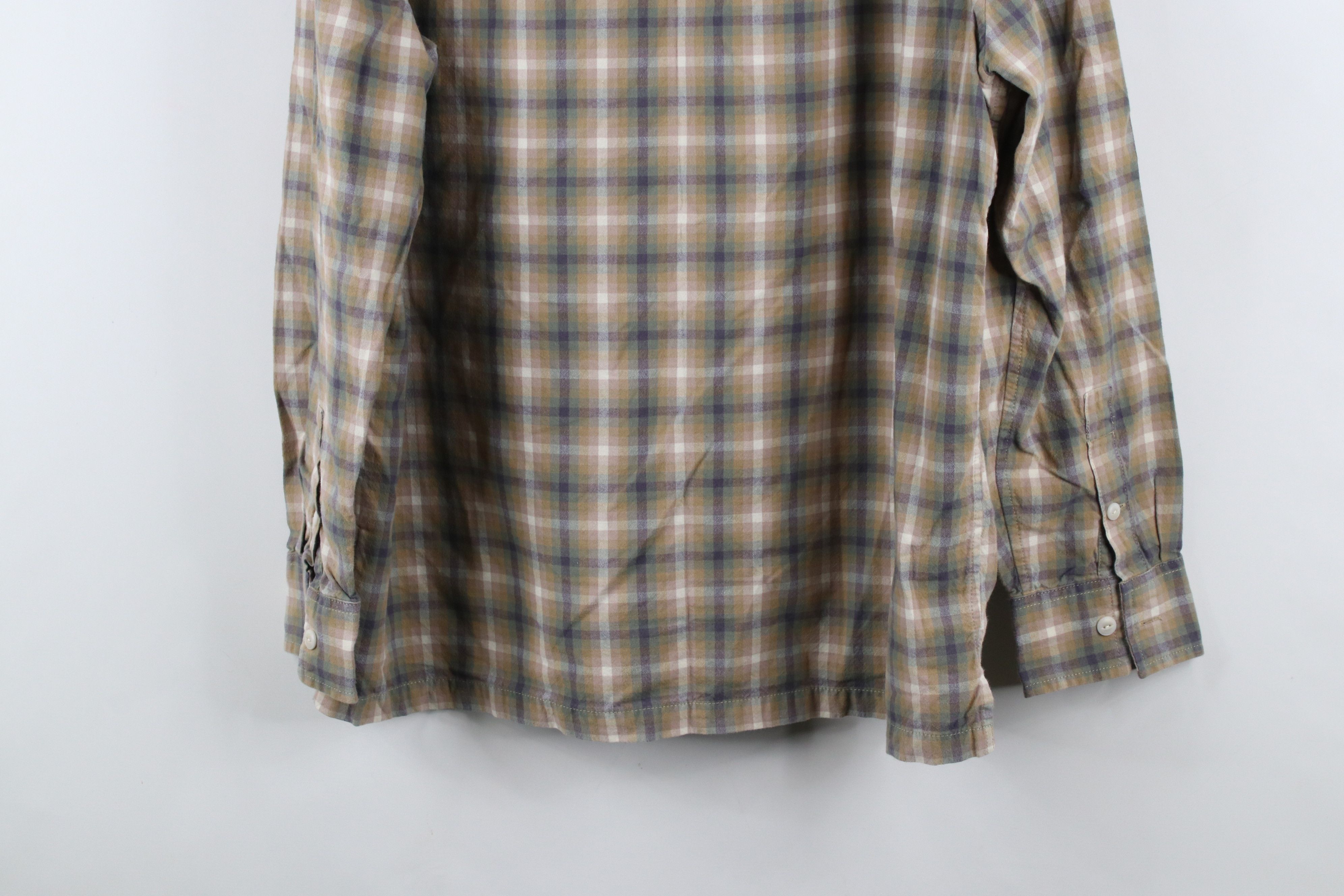 Madewell × Vintage Madewell Faded Brushed Flannel Boxy Fit Button Shirt Plaid Size US M / EU 48-50 / 2 - 13 Thumbnail