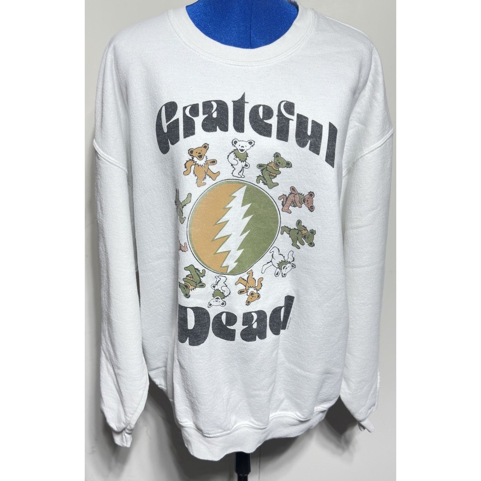 Junk Food Grateful Dead Bear Circle Sweatshirt Large Gray Junk Food Size US L / EU 52-54 / 3 - 1 Thumbnail