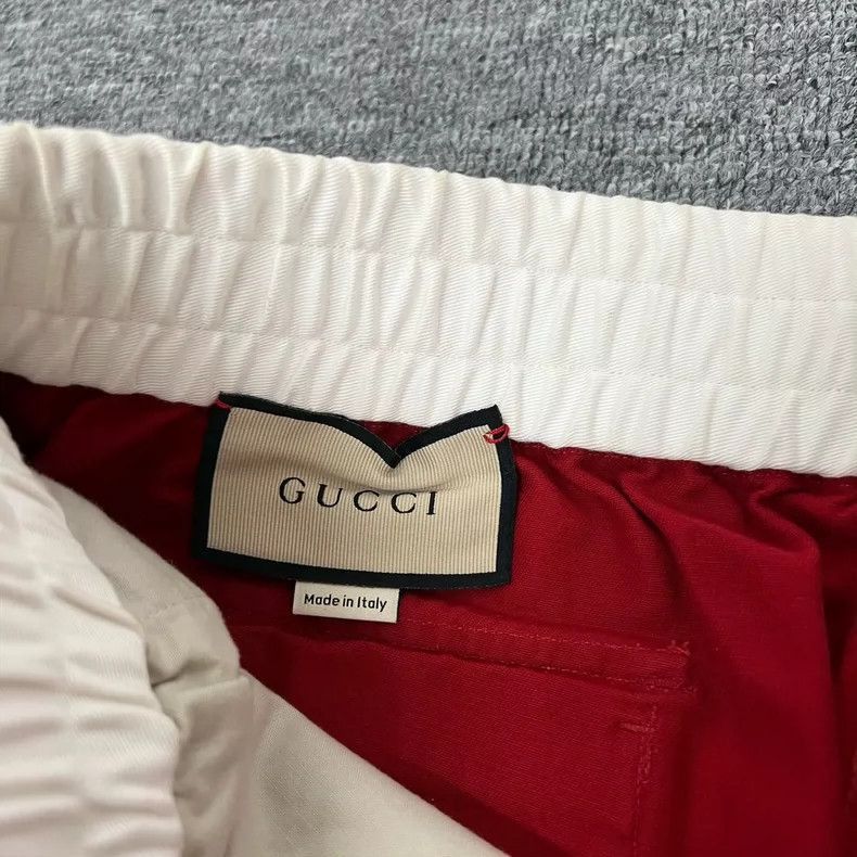 Gucci Gucci Red and White Striped Sports Pants-2506 Size 41" - 6 Thumbnail