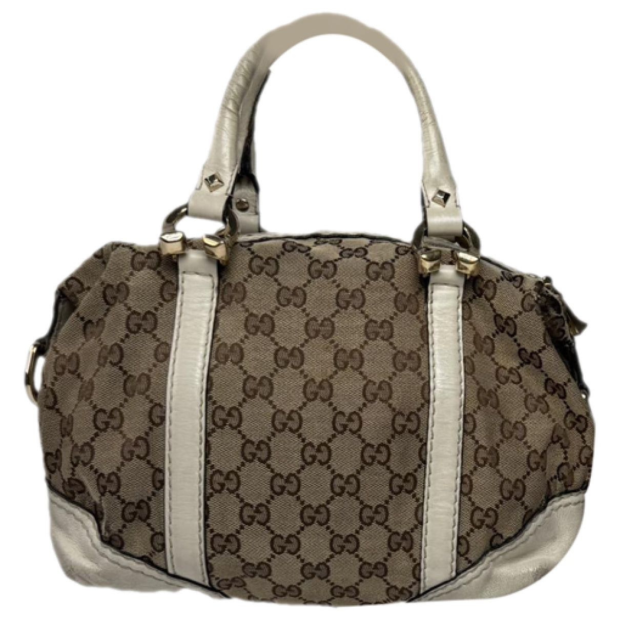 Gucci Jackie Vintage Beige Cloth Handbag Size ONE SIZE - 1 Thumbnail