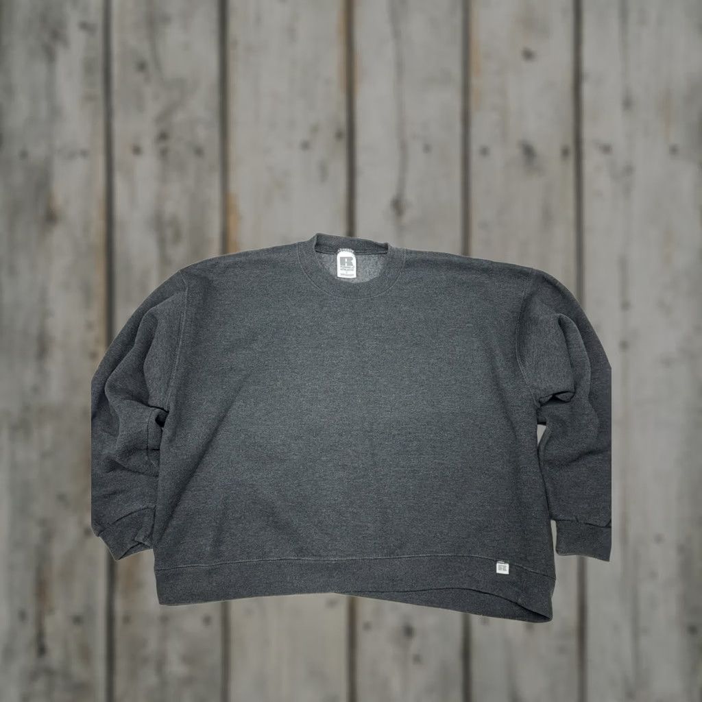 Russell Athletic VINTAGE Russell Athletic Premier Crewneck Sweatshirt Gray Boxy Mens L Sweatshirt Size US L / EU 52-54 / 3 - 1 Thumbnail
